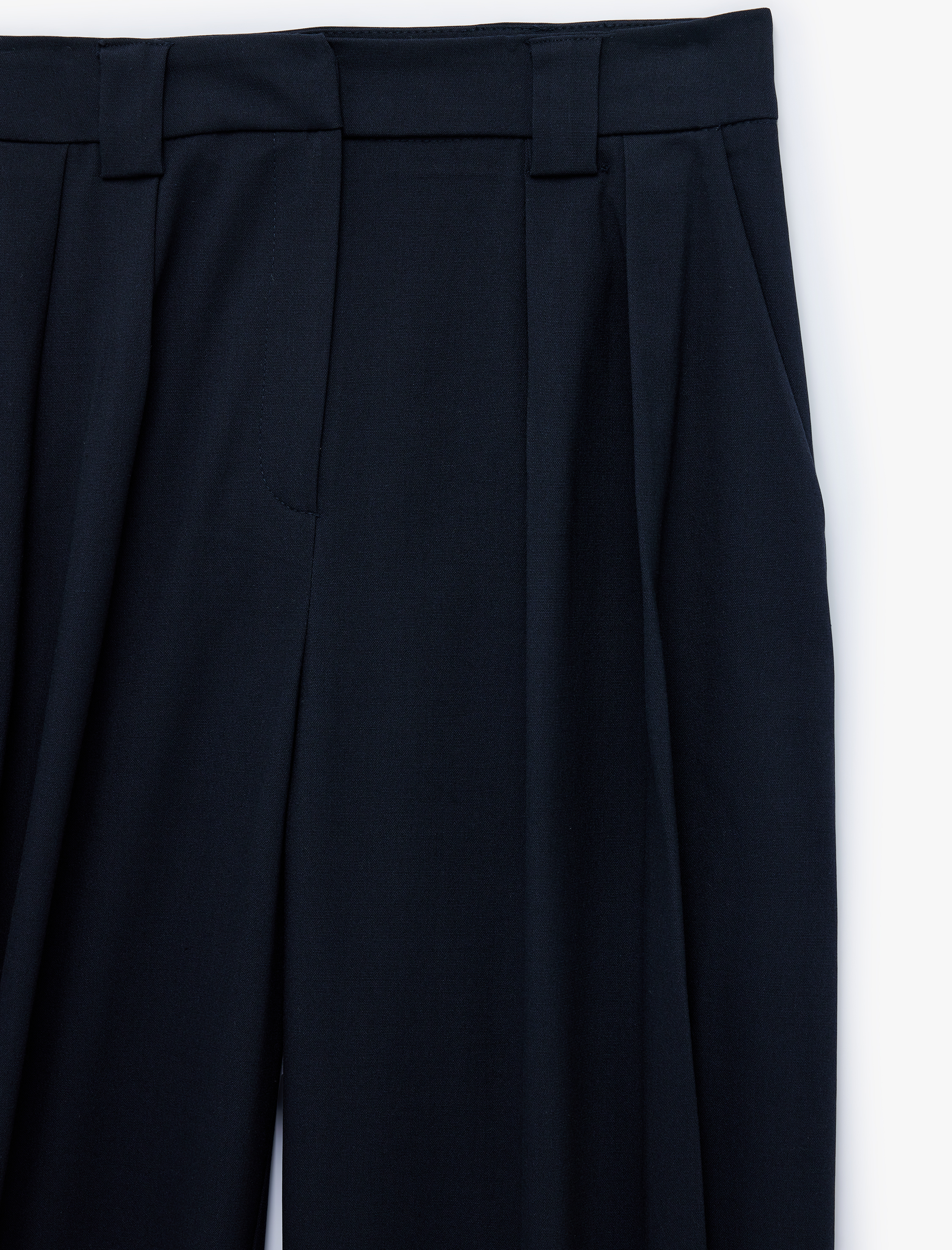   Cepli Loose Fit Pileli Barrel Kumaş Pantolon