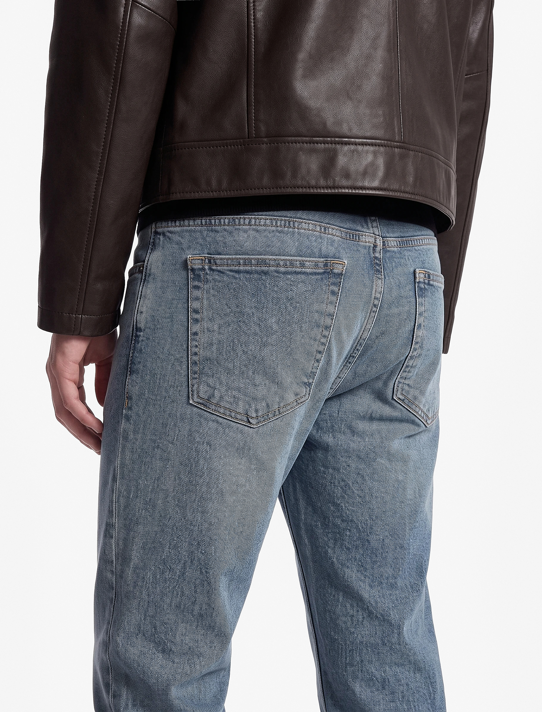 Koton Pamuklu Normal Bel Cepli Straight Fit Jean Pantolon - Mark Jean görsel 4