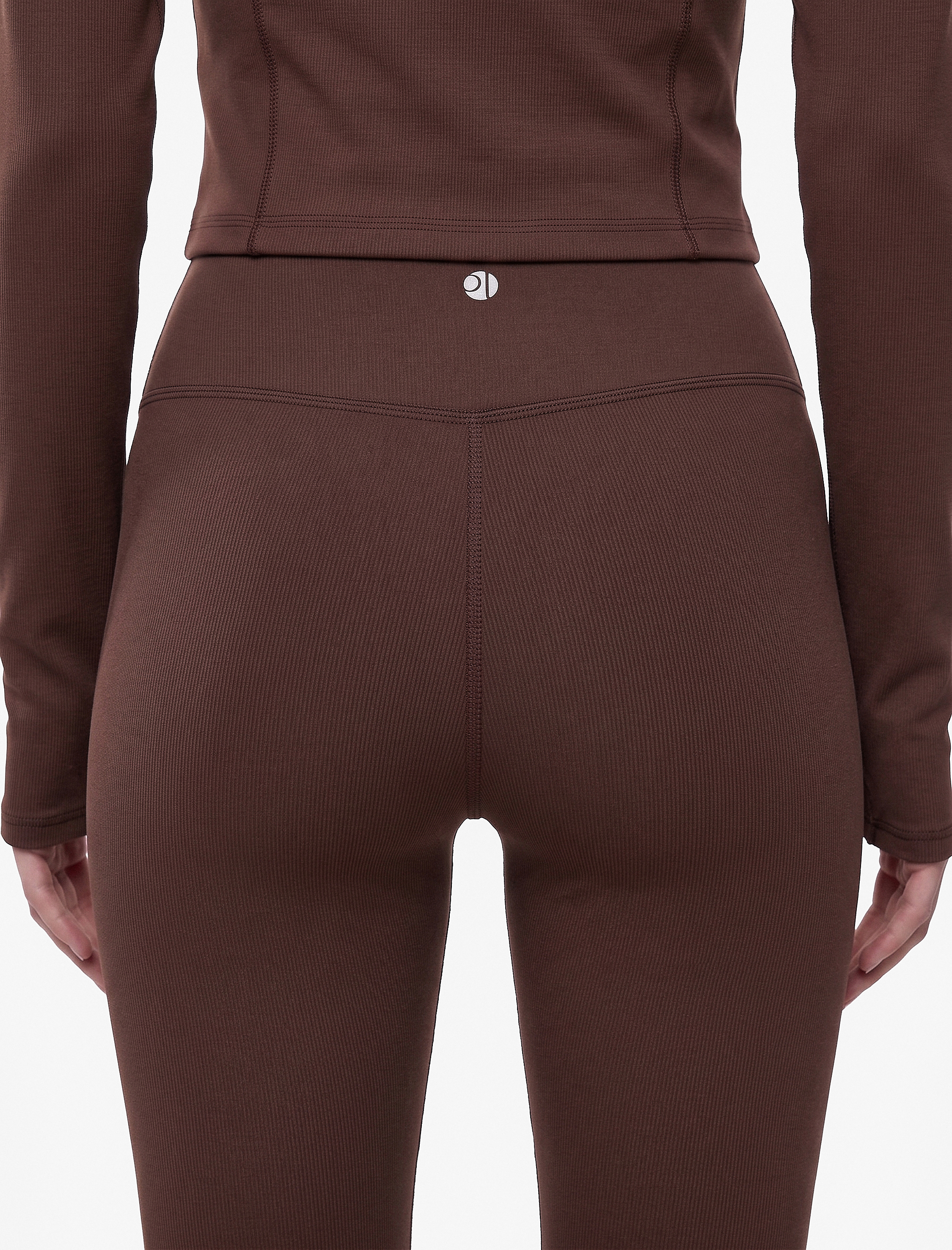 Koton Yüksek Bel Dikiş Detaylı Slim Fit Spor Tayt görsel 4