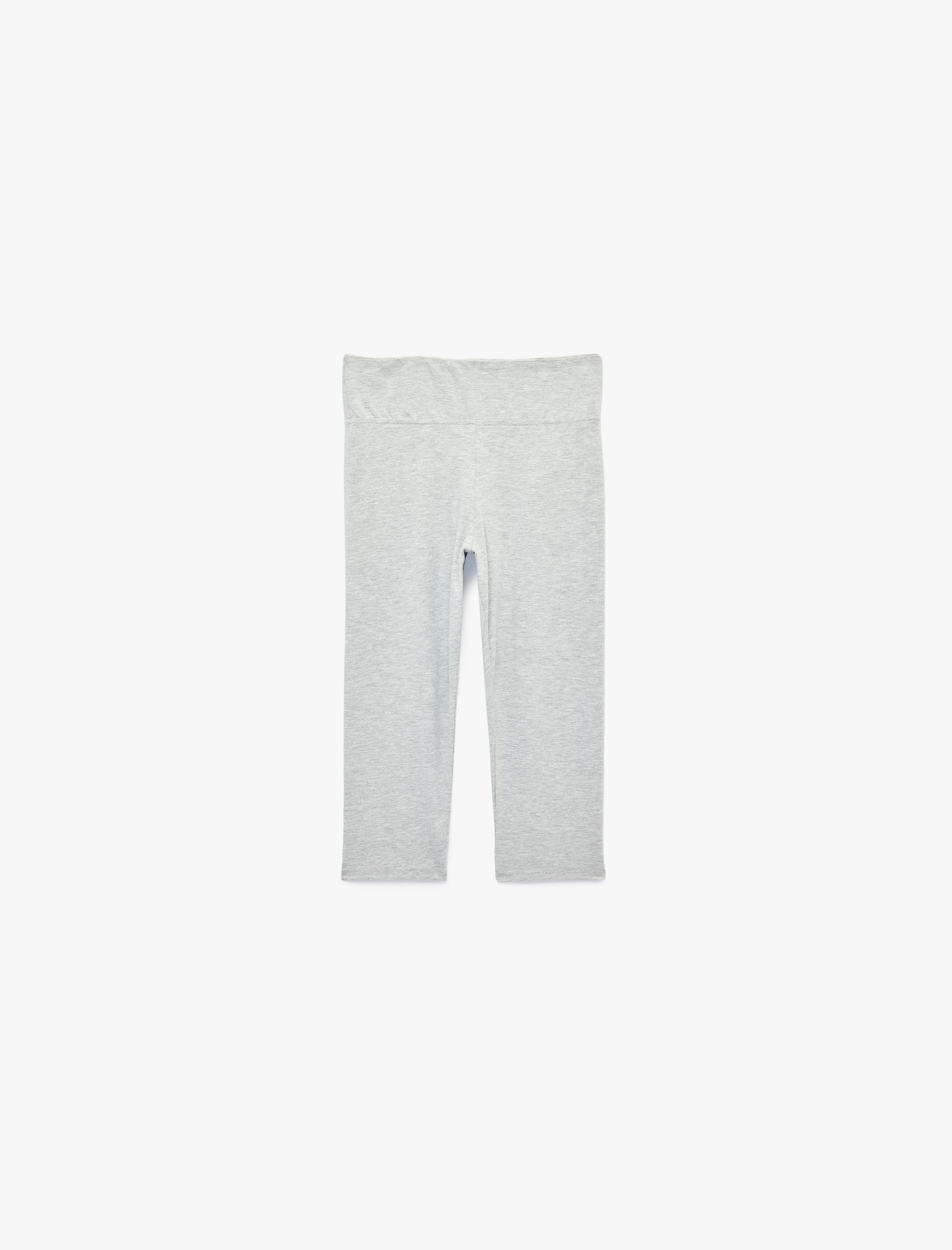   Beli Lastikli Slim Fit Diz Altı Pijama Altı