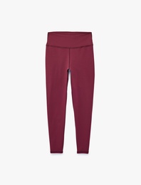 Yüksek Bel Slim Fit Dikiş Detaylı Spor Tayt