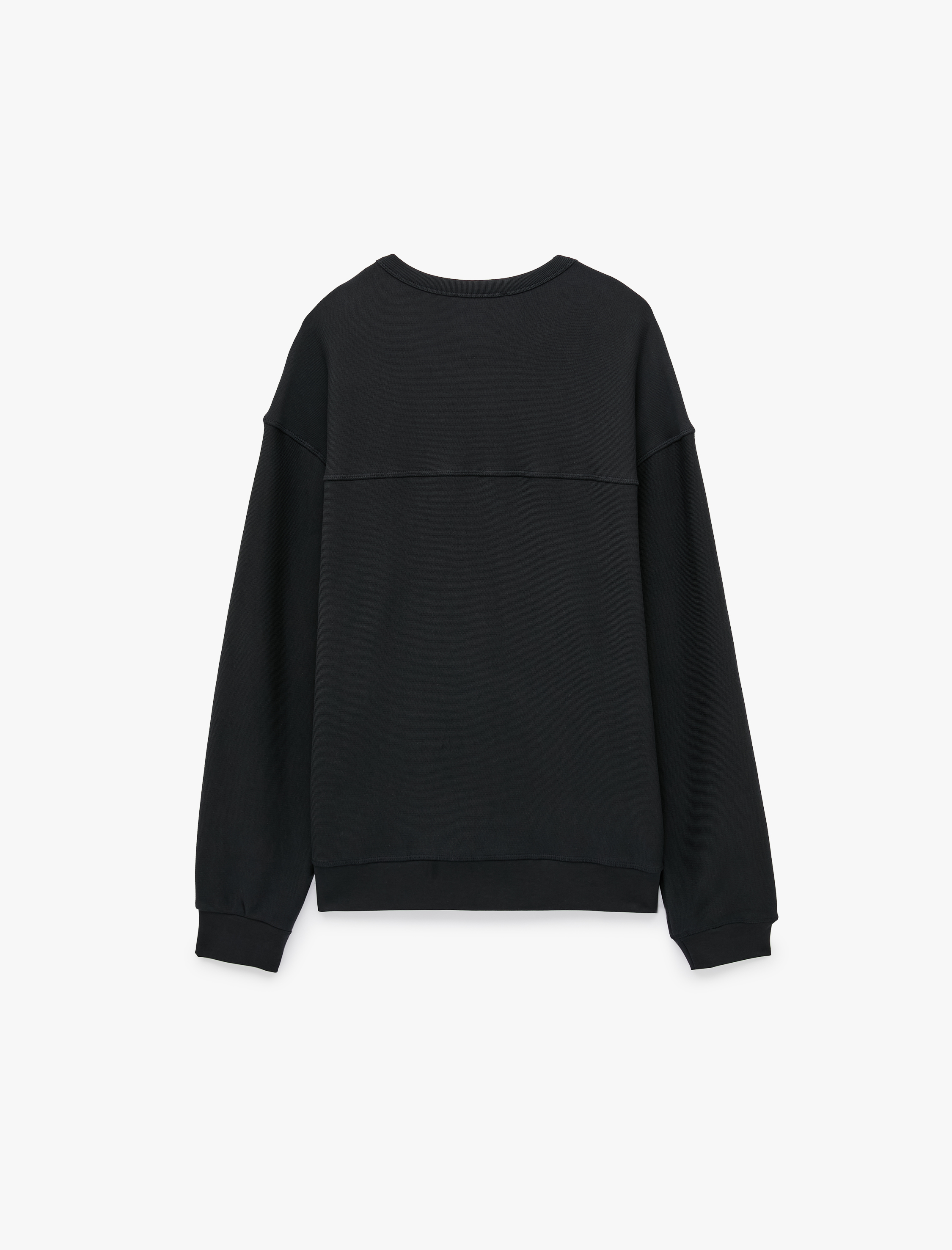   Üç İplik Pamuklu Uzun Kollu Bisiklet Yaka Oversize Baskılı Sweatshirt