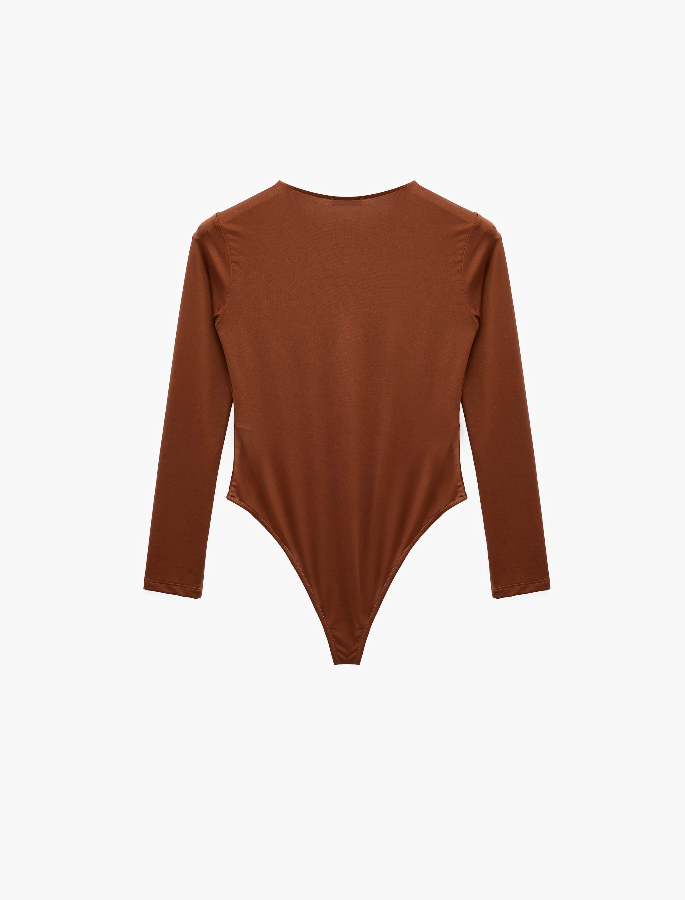 Koton Bisiklet Yaka Uzun Kollu Bodysuit görsel 7