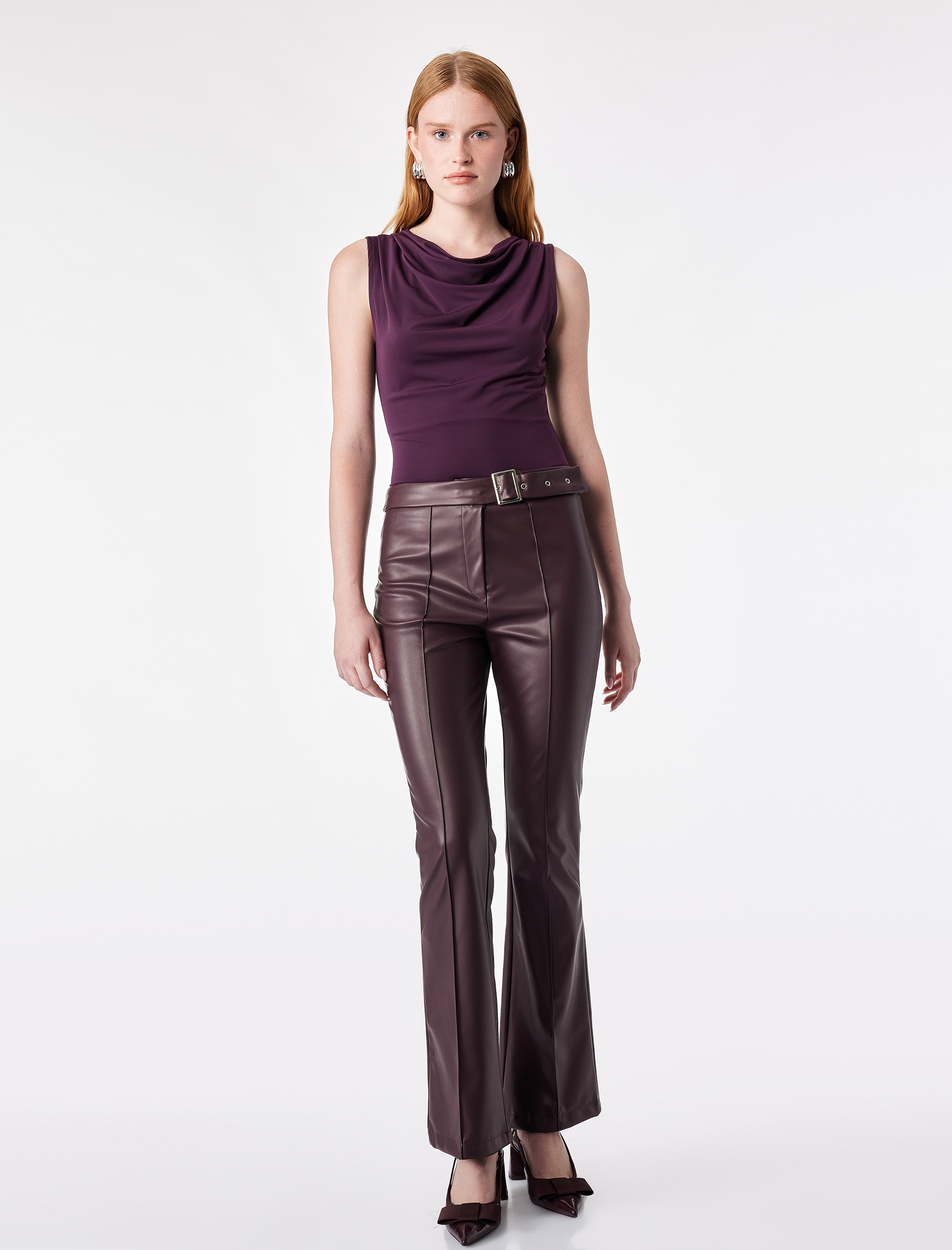 Koton Slim Fit Kolsuz Drapeli Degaje Yaka Atlet