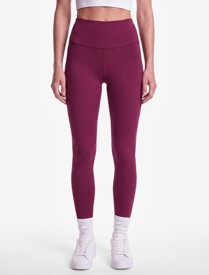  Yüksek Bel Slim Fit Dikiş Detaylı Spor Tayt