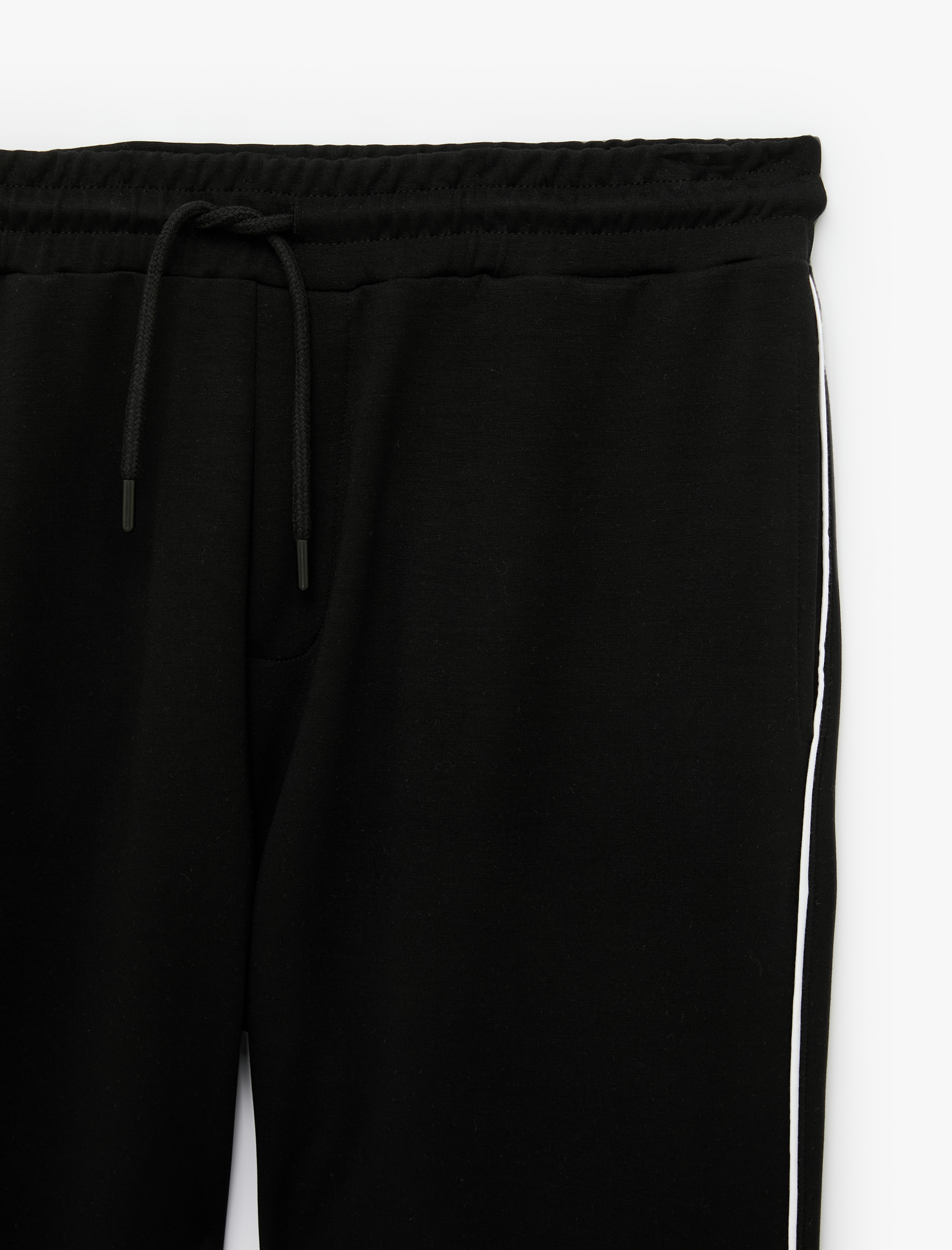 Koton Regular Fit Biyeli Cepli Beli Bağcıklı Eşofman Altı görsel 3