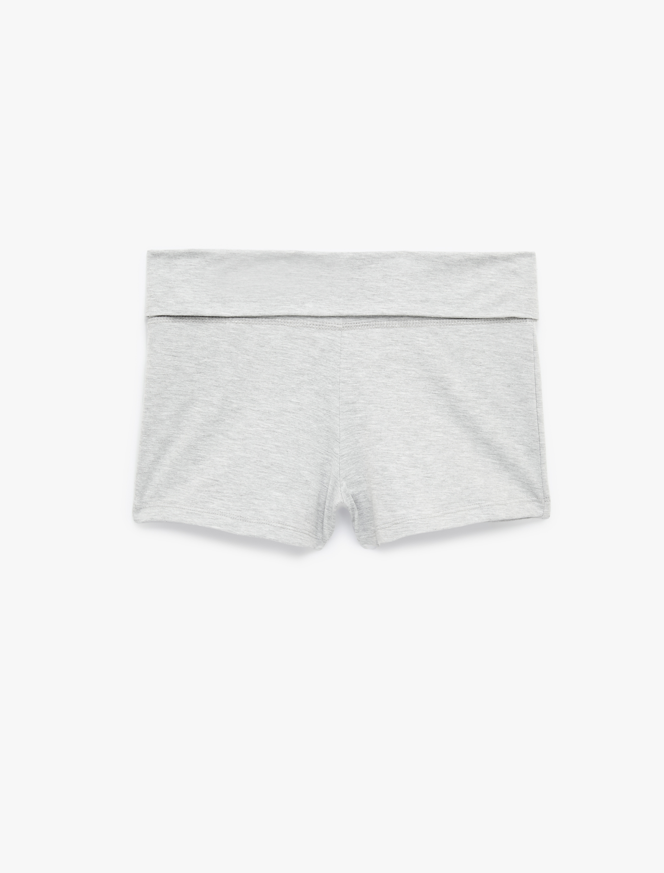 Koton Yüksek Bel Slim Fit Şort Pijama Altı görsel 2