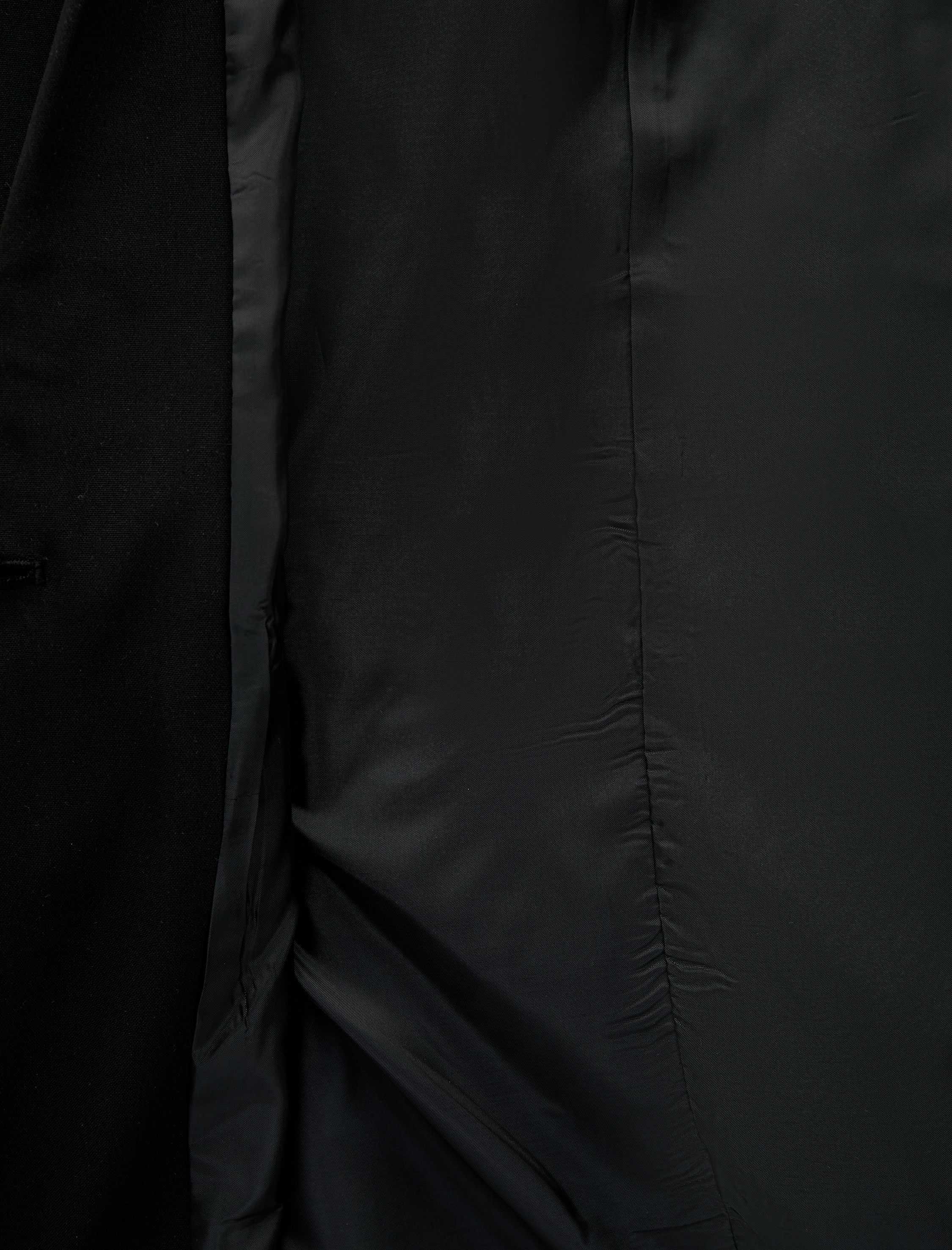  Kemer Detaylı Geniş Yaka Uzun Kollu Blazer Ceket