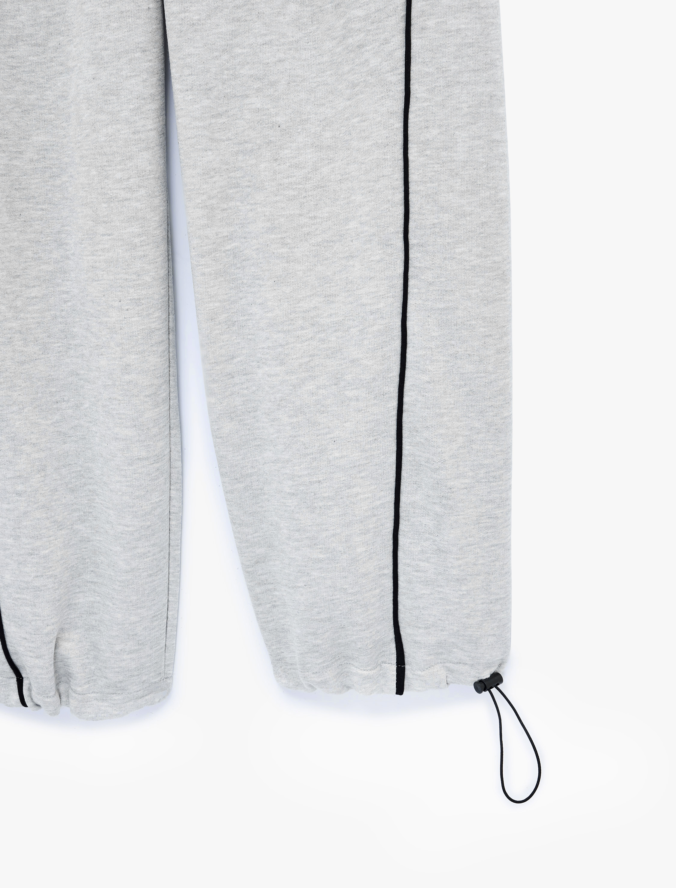   Beli Bağcıklı Biyeli Stoperli Balon Fit Oversize Jogger Eşofman Altı