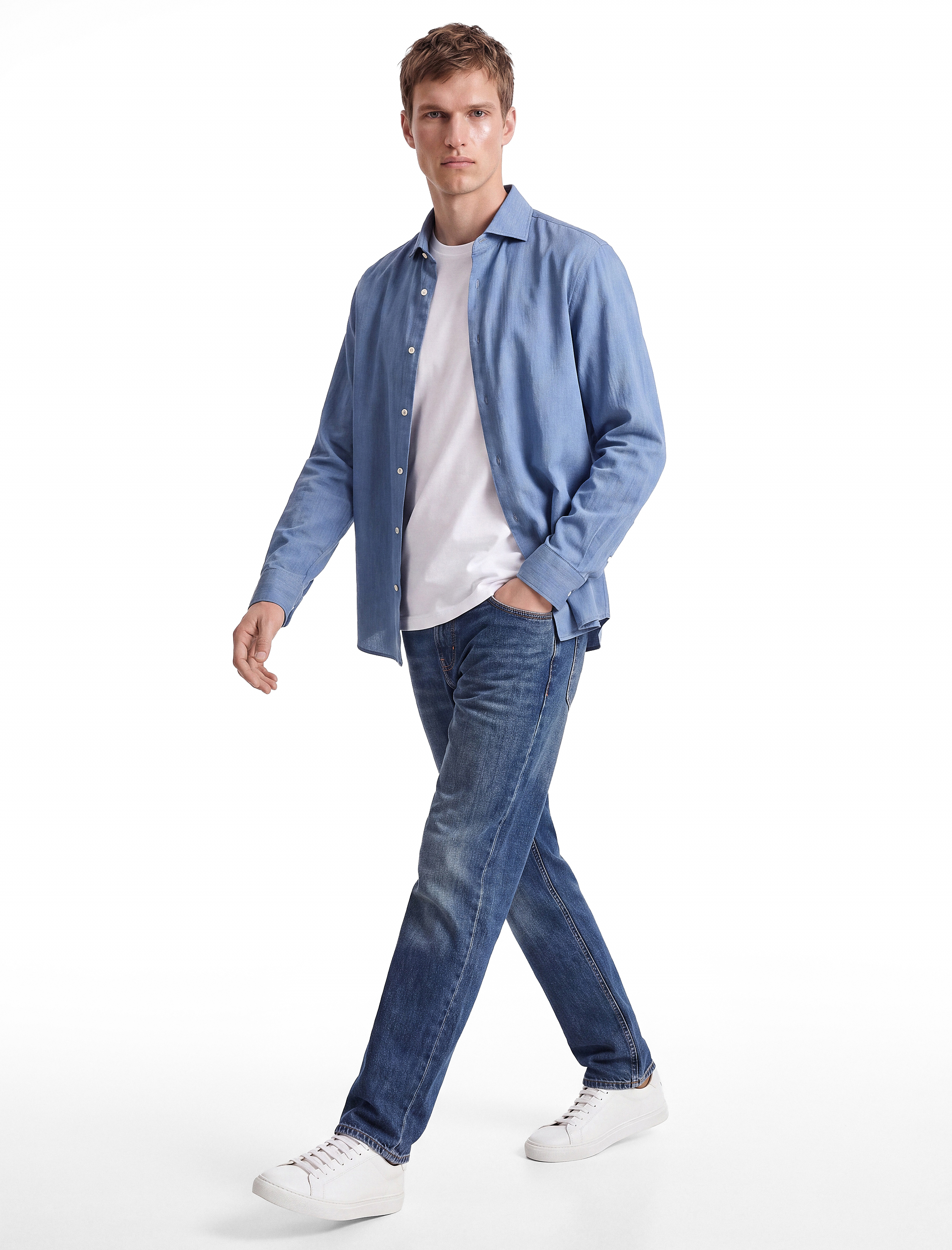 Koton Bol Kalıp Pamuklu Cepli Normal Bel Baggy Jean Pantolon