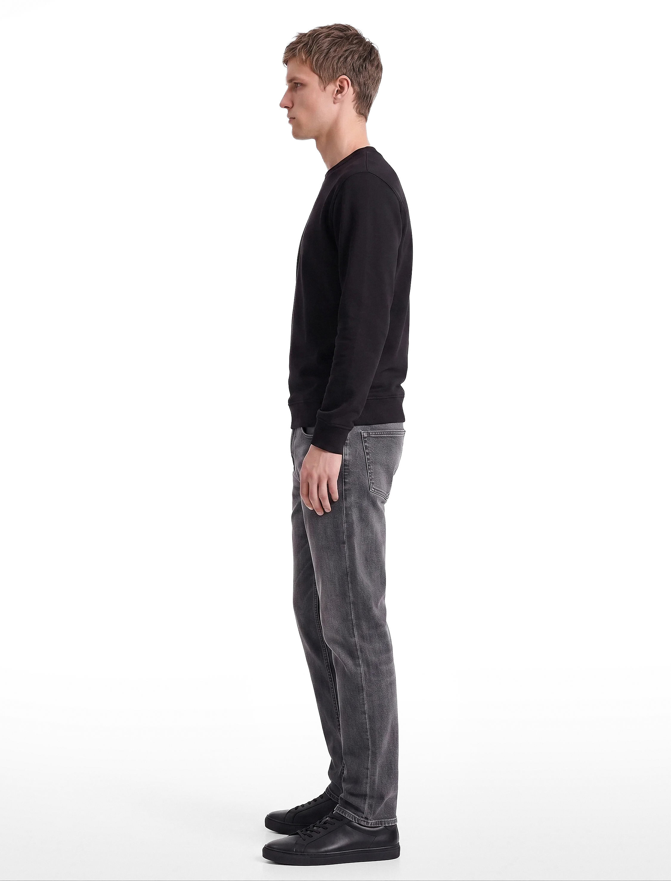 Koton Düz Paça Normal Bel Straight Fit Jean Pantolon - Mark Jean görsel 3