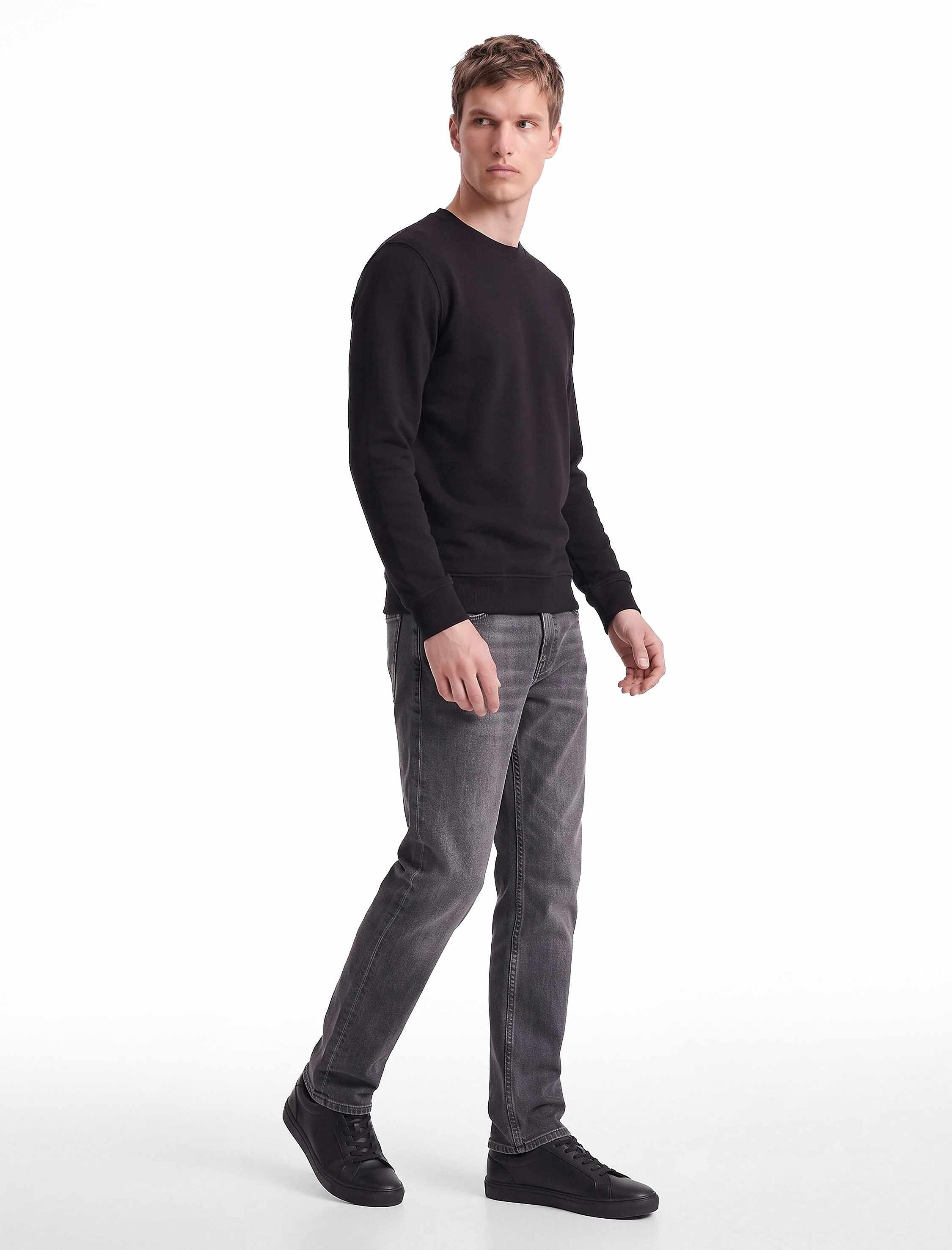 Koton Düz Paça Normal Bel Straight Fit Jean Pantolon - Mark Jean görsel 2