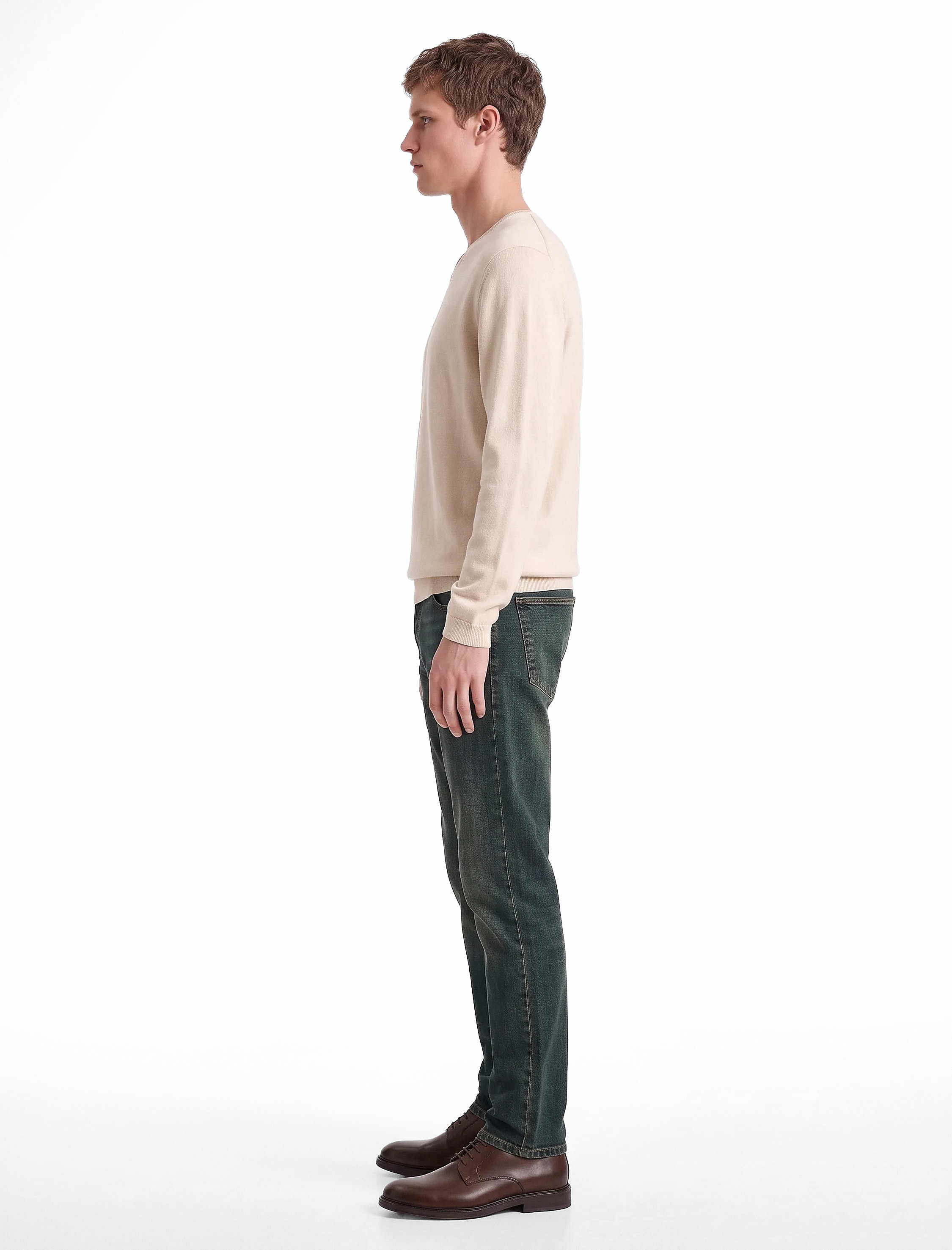   Pamuklu Düz Paça Normal Bel Straight Fit Jean Pantolon - Mark Jean