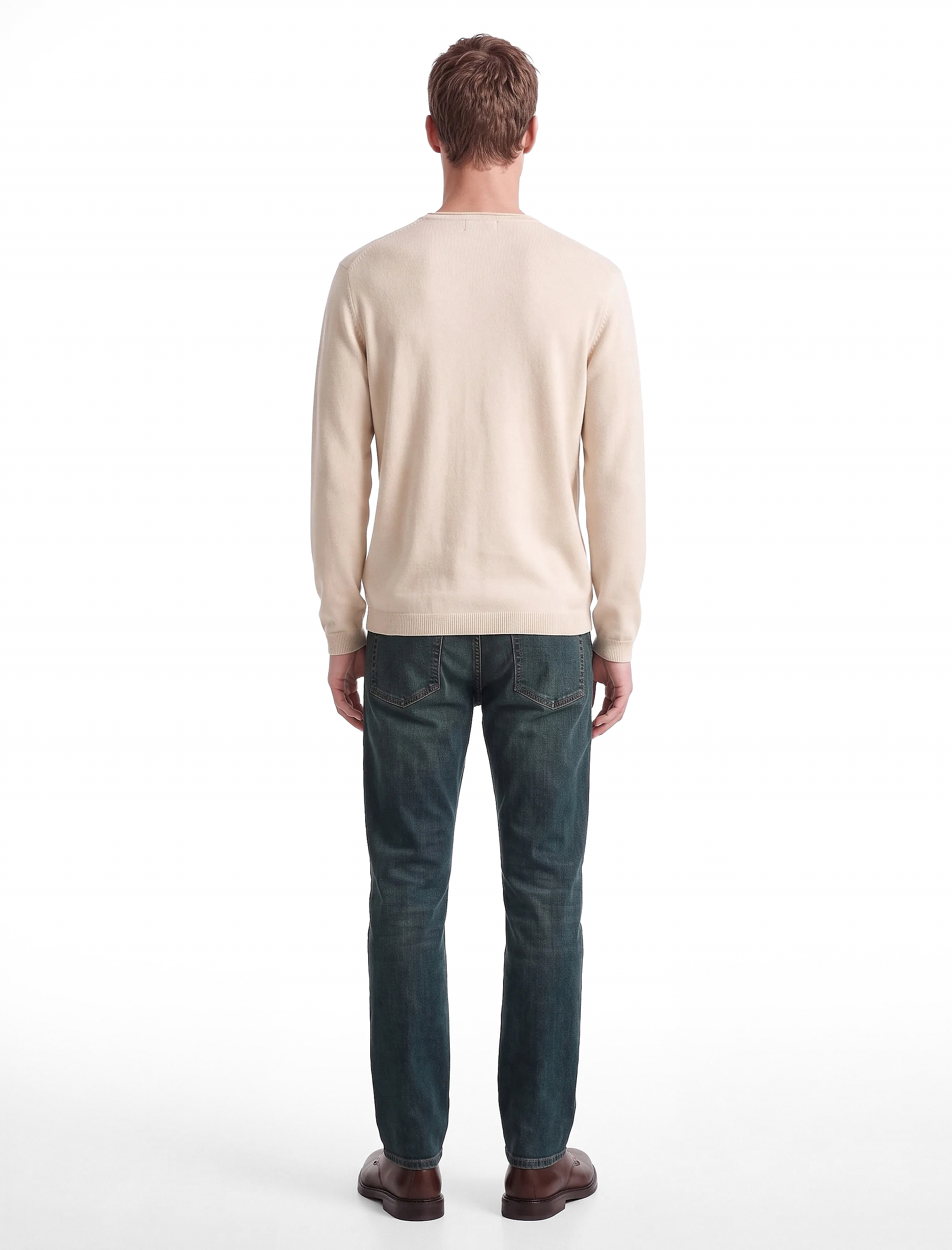   Pamuklu Düz Paça Normal Bel Straight Fit Jean Pantolon - Mark Jean