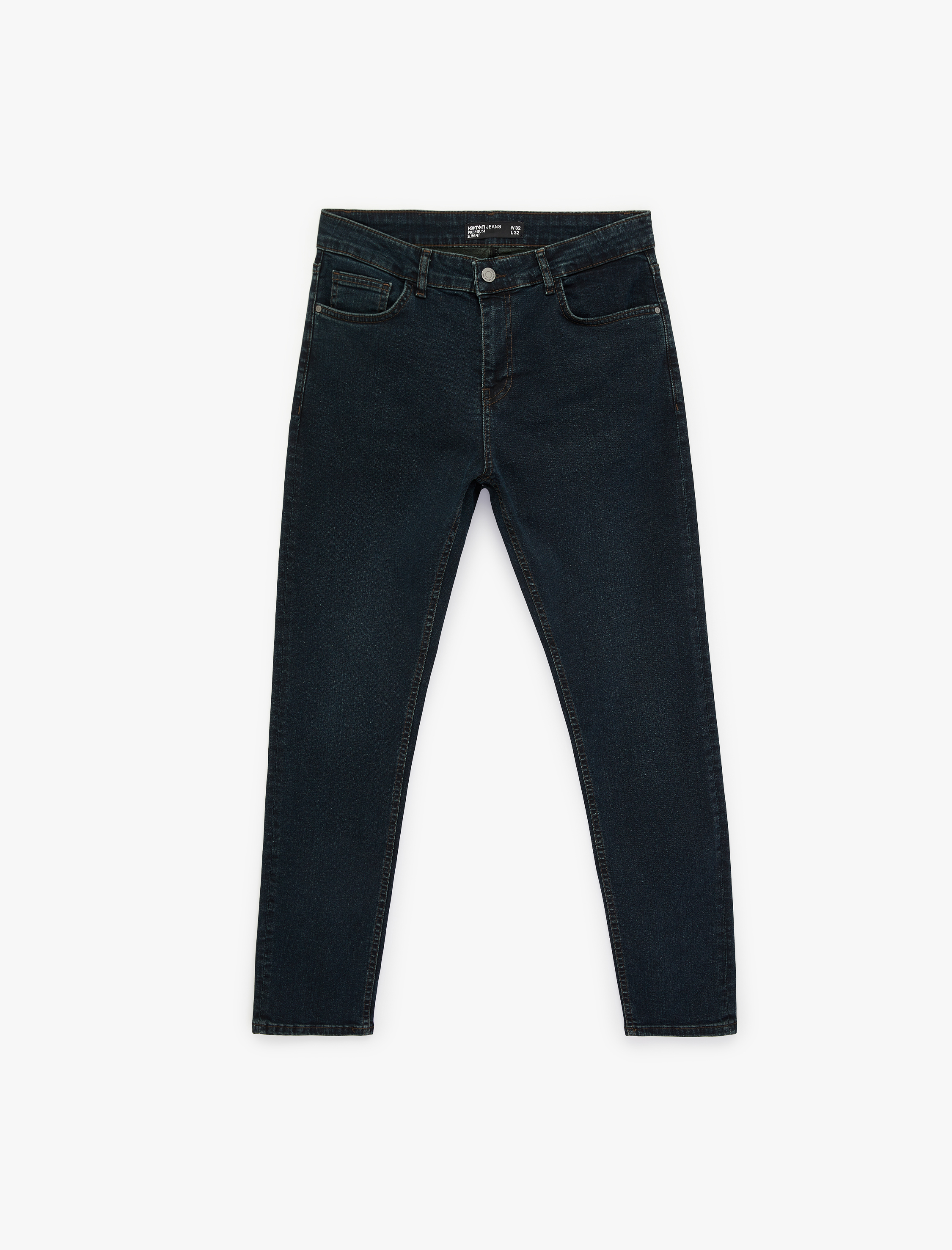 Koton Pamuklu Normal Bel Slim Fit Jean Pantolon - Brad Jean görsel 5