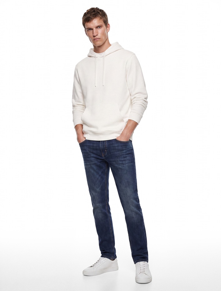  Pamuklu Normal Bel Slim Fit Jean Pantolon - Brad Jean