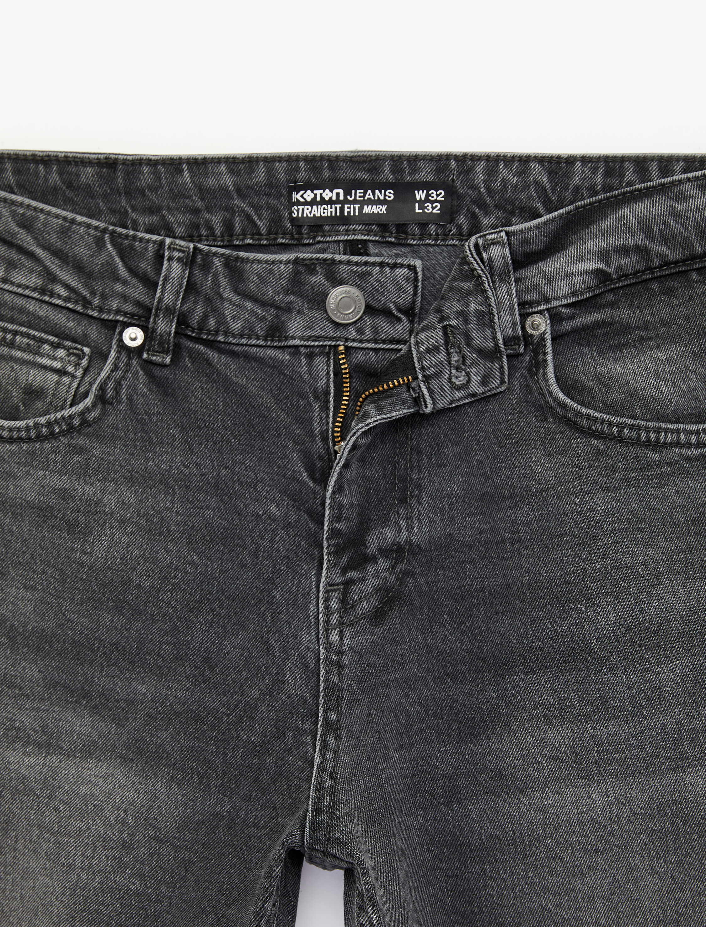   Düz Paça Normal Bel Straight Fit Jean Pantolon - Mark Jean