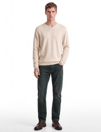 Pamuklu Düz Paça Normal Bel Straight Fit Jean Pantolon - Mark Jean