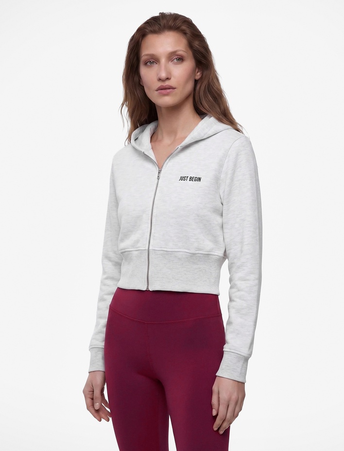  Nakışlı Rahat Kesim Uzun Kollu Şardonlu Spor Kapüşonlu Sweatshirt