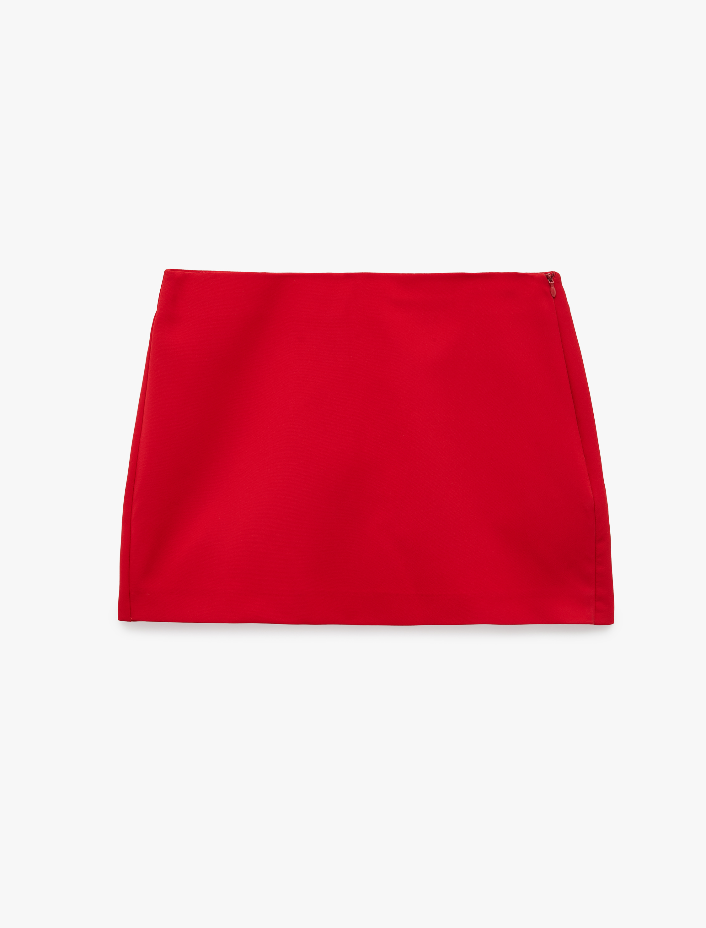 Koton Slim Fit Cepli Mini Şort Etek