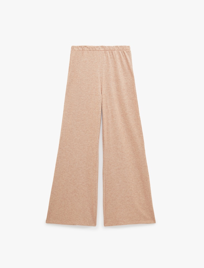  Beli Lastikli Rahat Kesim Simli Pijama Altı