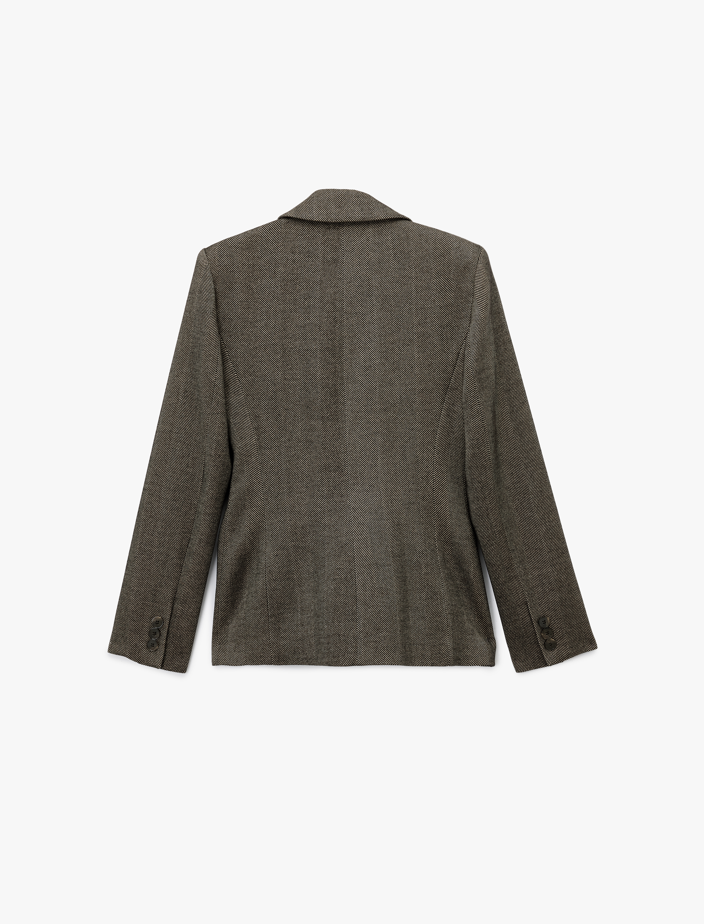Koton Düğmeli Uzun Kollu Slim Fit Blazer Ceket görsel 5