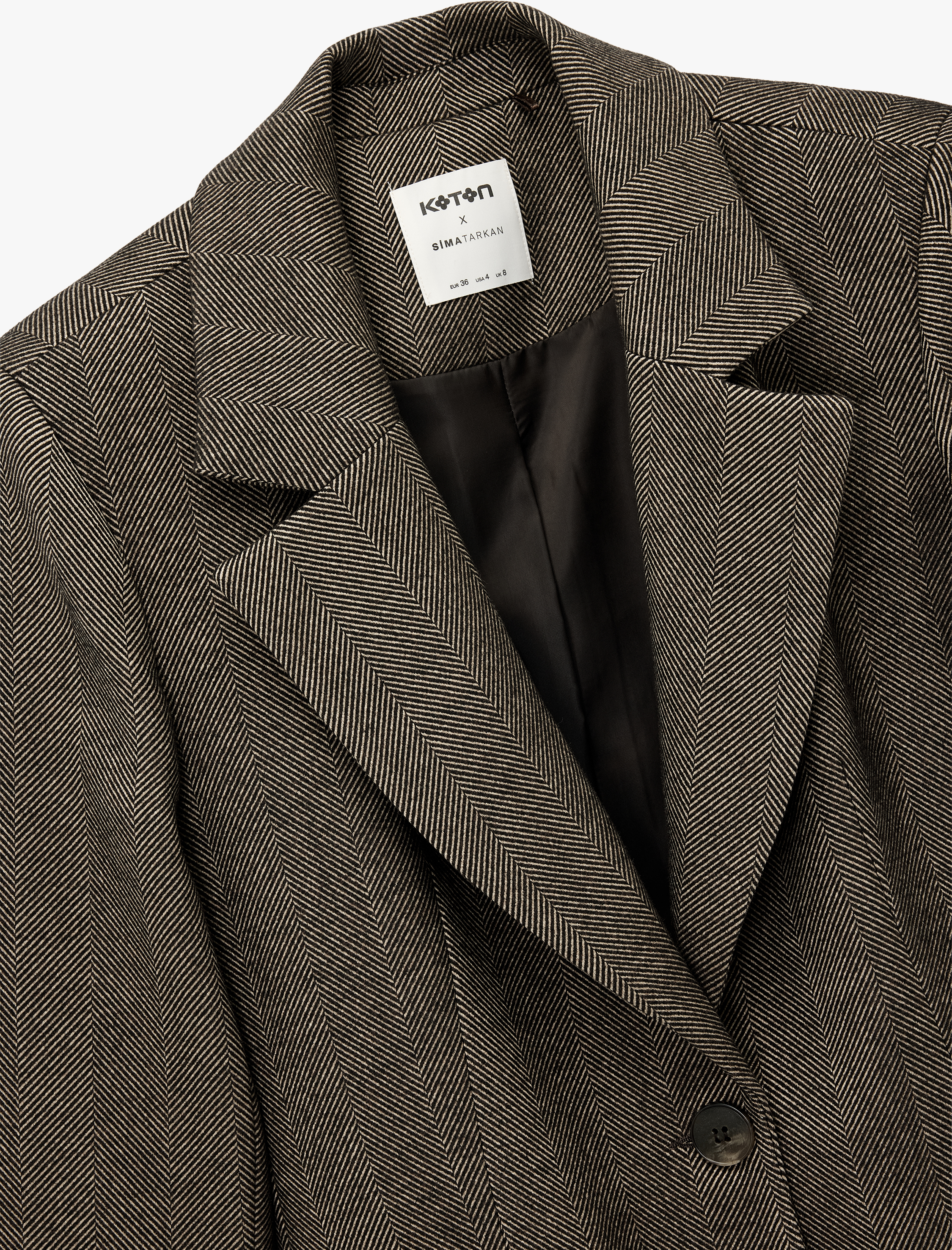 Koton Düğmeli Uzun Kollu Slim Fit Blazer Ceket görsel 6