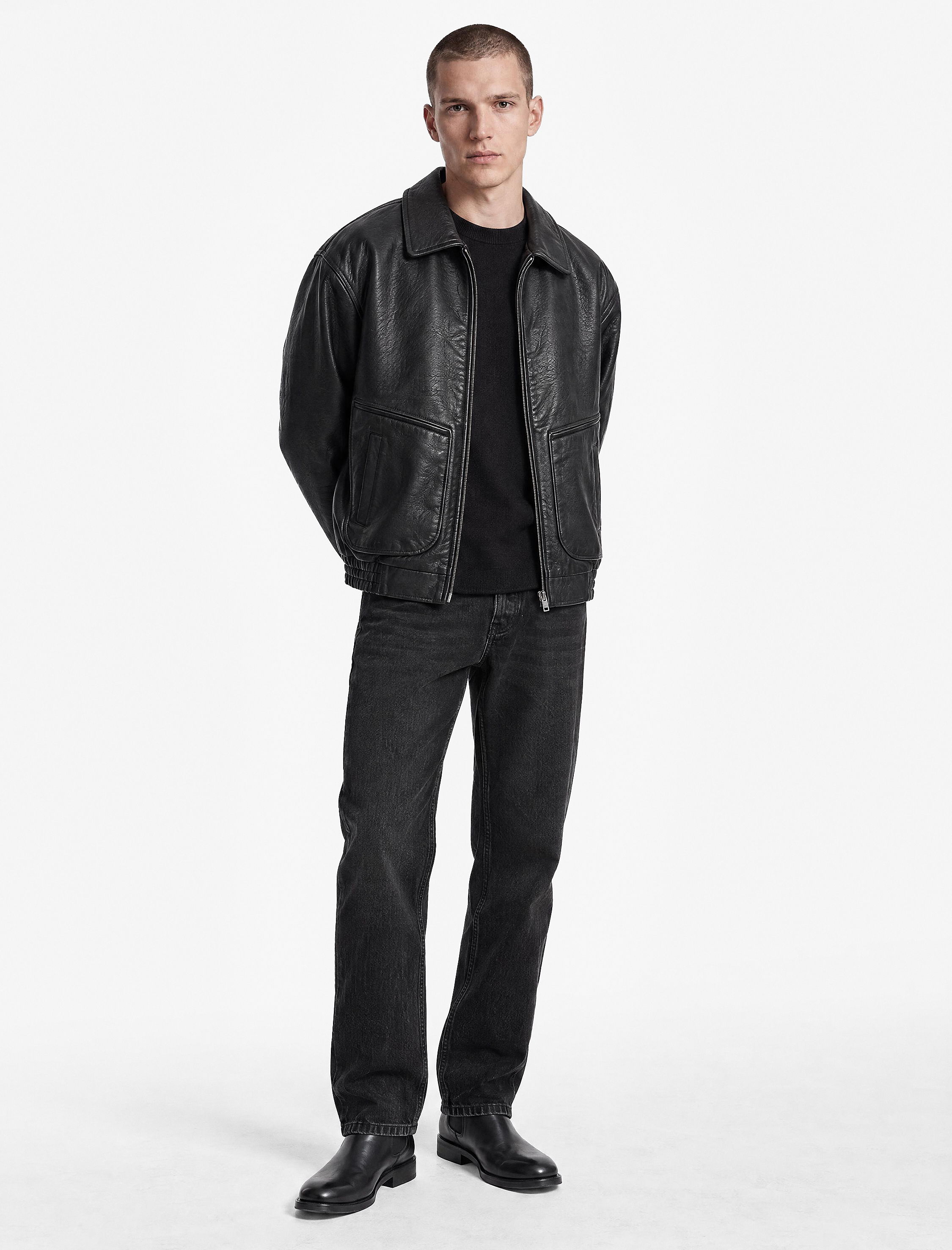 Koton Cepli Normal Bel Pamuklu Vintage Straight Jean Pantolon