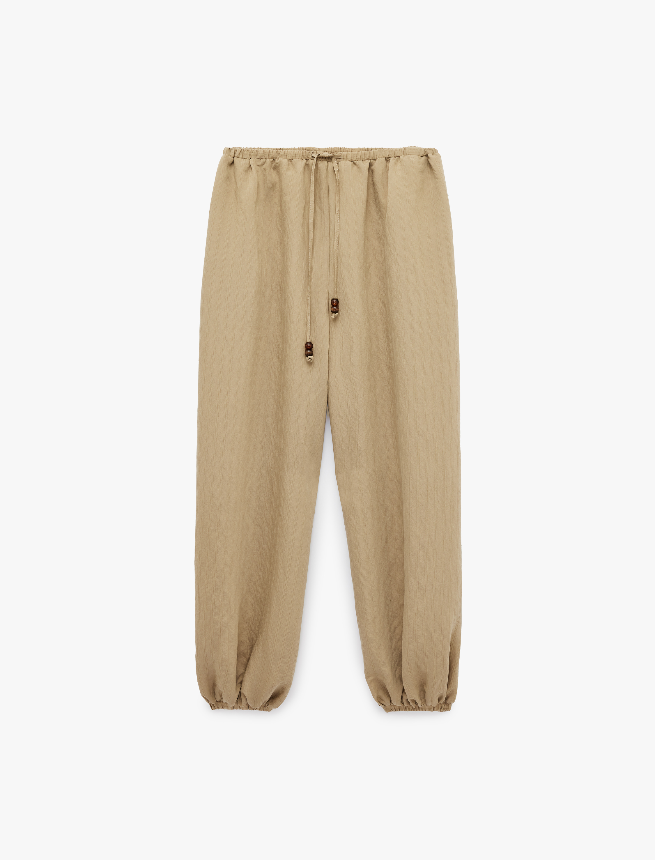 Koton Modal Kumaş Beli Bağlamalı Cepli Balon Fit Harem Pantolon görsel 5