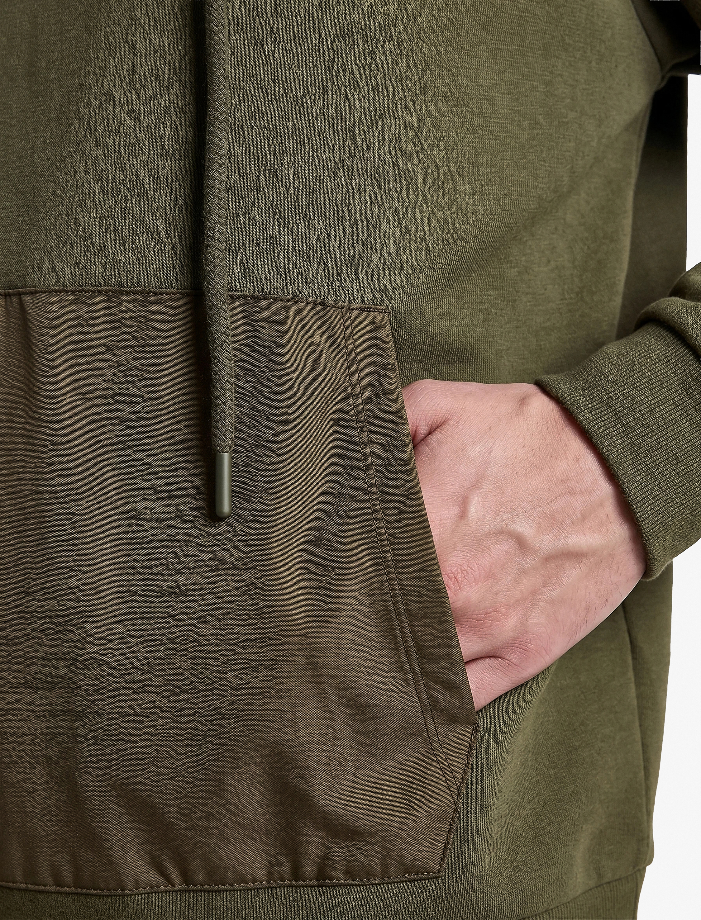 Koton Üç İplik Uzun Kollu Kanguru Cepli Kapşonlu Oversize Sweatshirt görsel 4