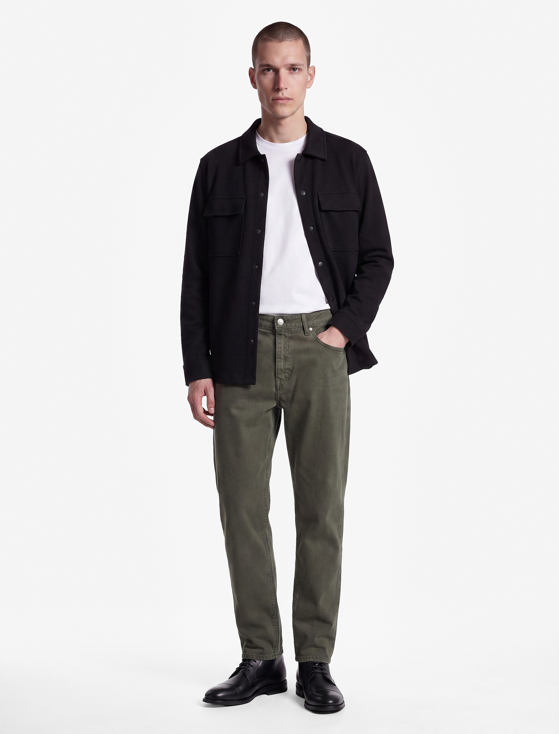 Koton Cepli Normal Bel Pamuklu Vintage Straight Fit Jean Pantolon