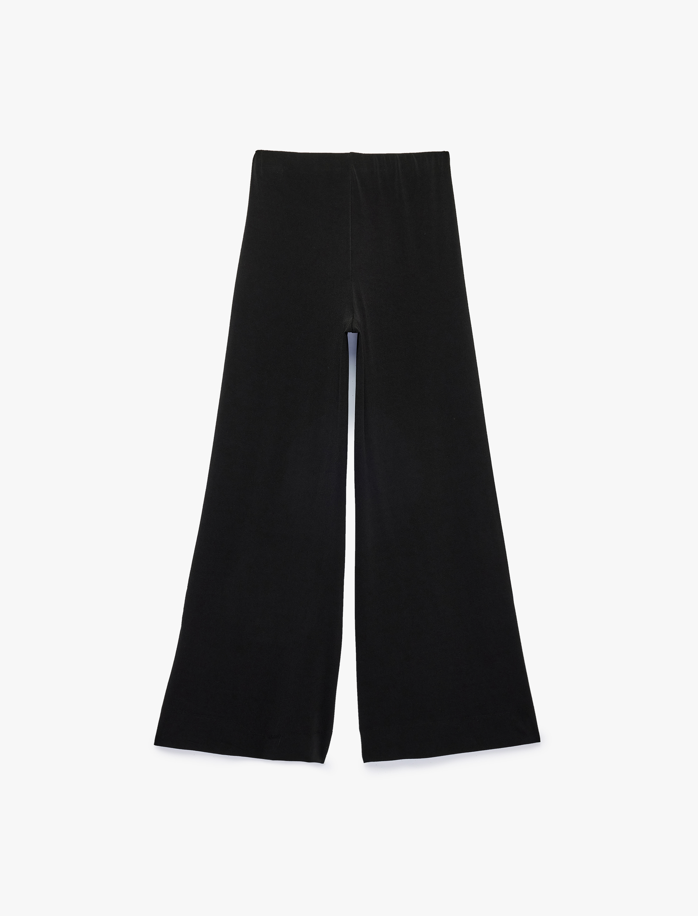 Koton Normal Bel Straight Fit Geniş Paça Kumaş Pantolon görsel 7