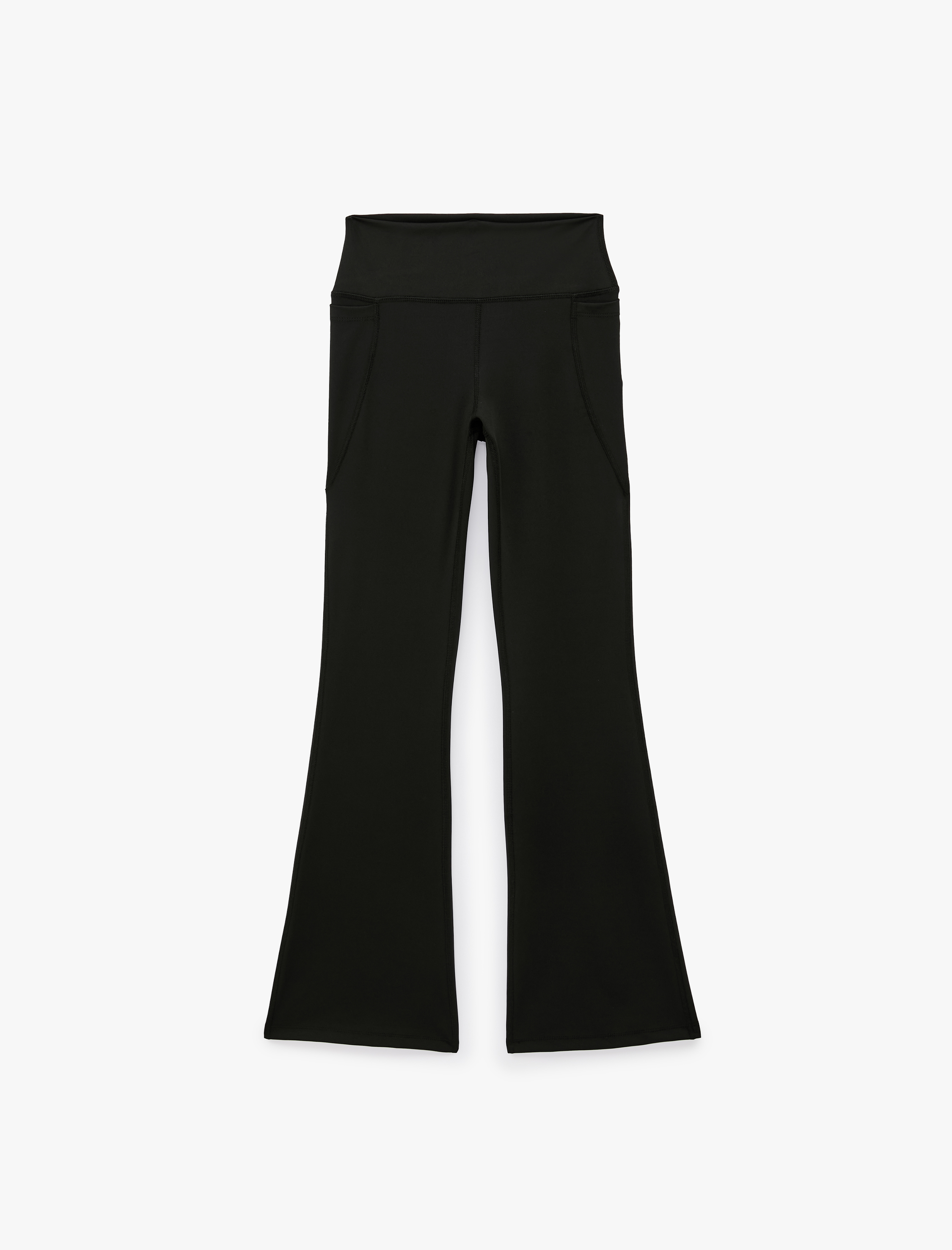 Koton Cepli Yüksek Bel Slim Fit İspanyol Paça Spor Tayt