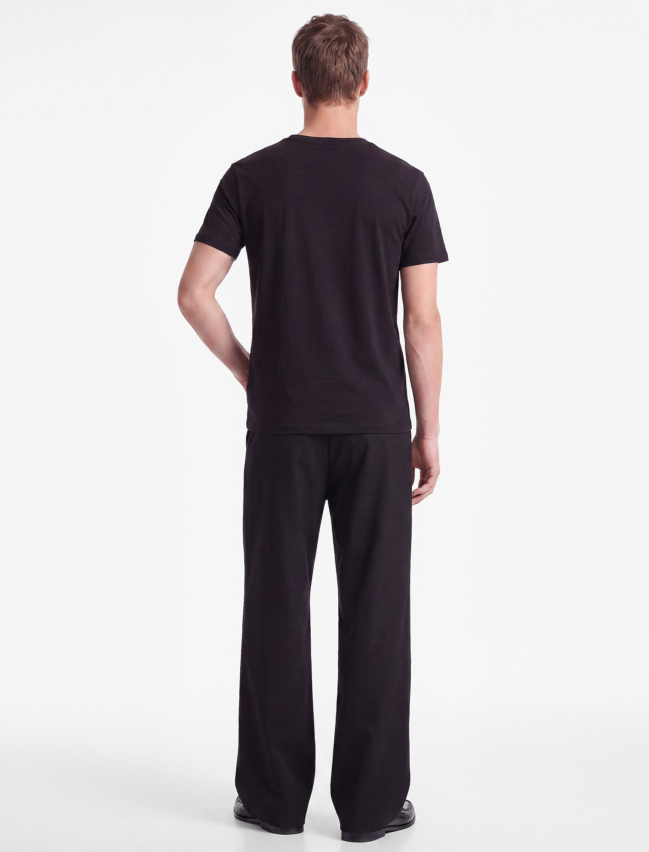 Koton Kısa Kollu Bisiklet Yaka Basic Slim Fit Tişört görsel 4