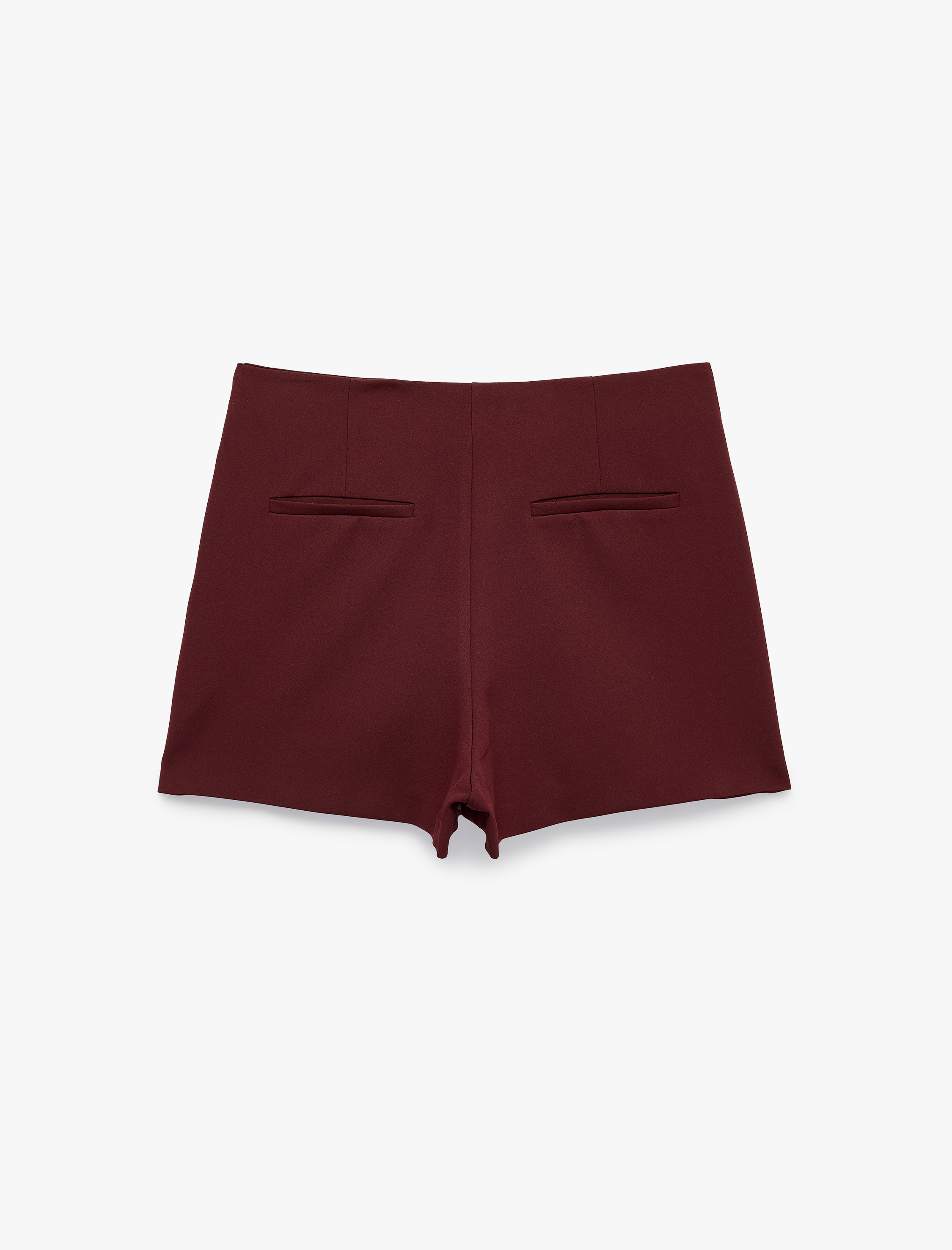 Koton Slim Fit Cep Detaylı Asimetrik Katlı A Kesim Mini Şort Etek görsel 5