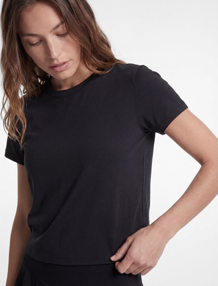  Slim Fit Kısa Kollu Bisiklet Yaka Spor Tişört