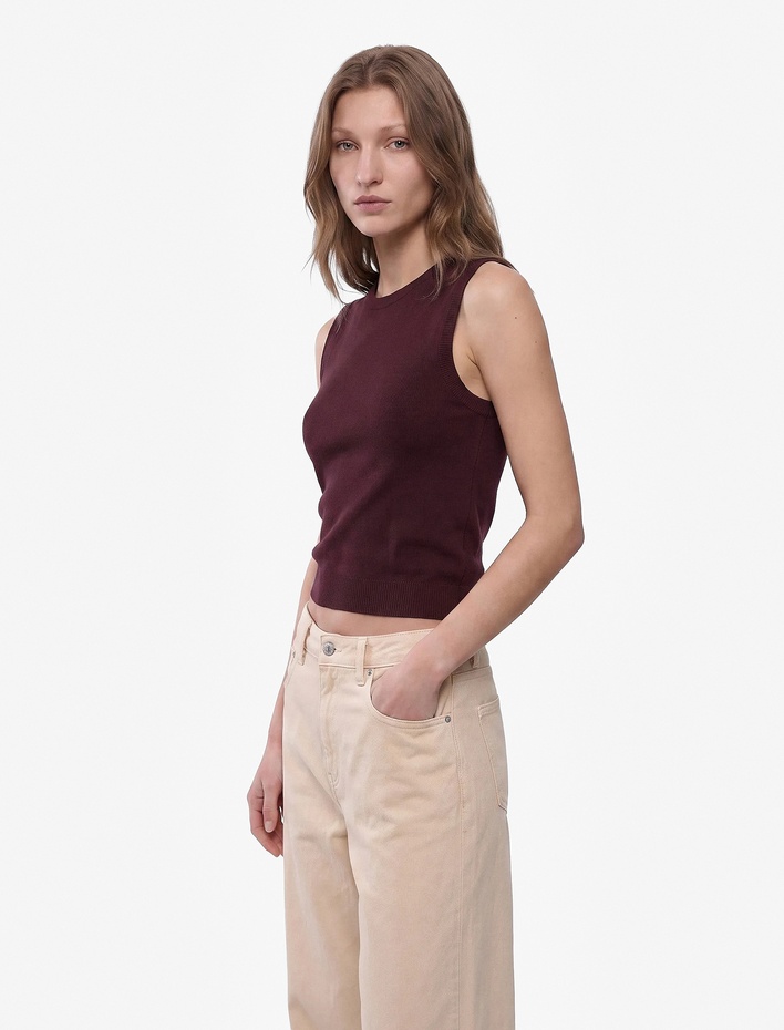  Regular Fit Kolsuz Bisiklet Yaka Triko Bluz
