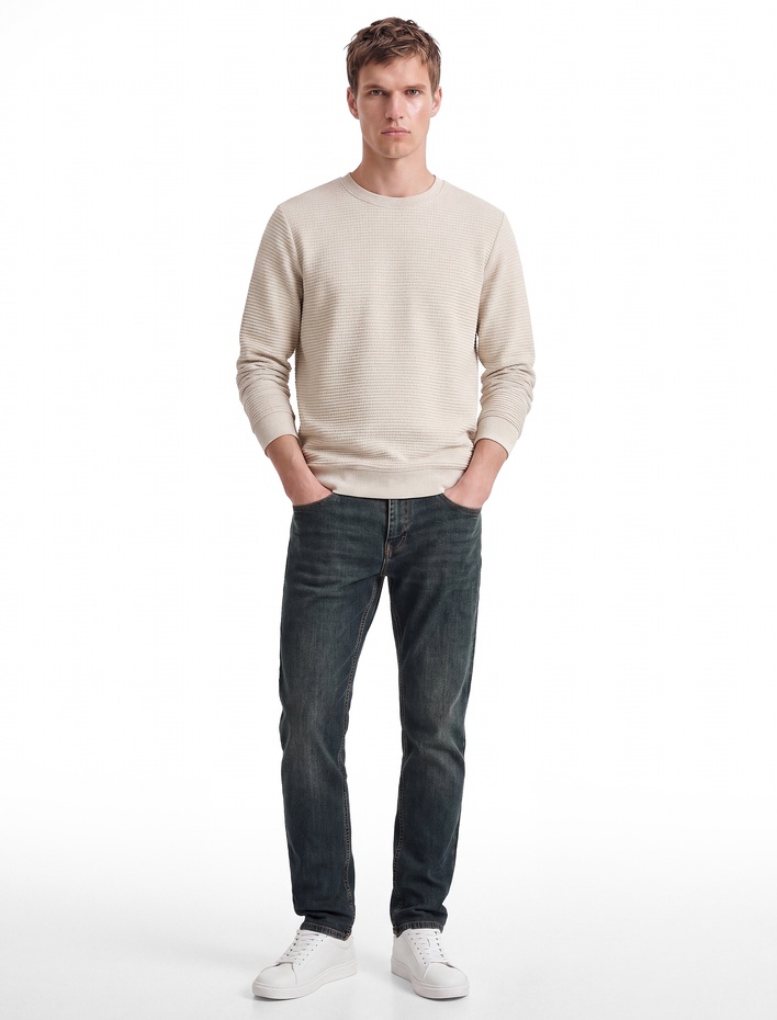  Normal Bel Cepli Slim Fit Jean Pantolon - Brad Jean