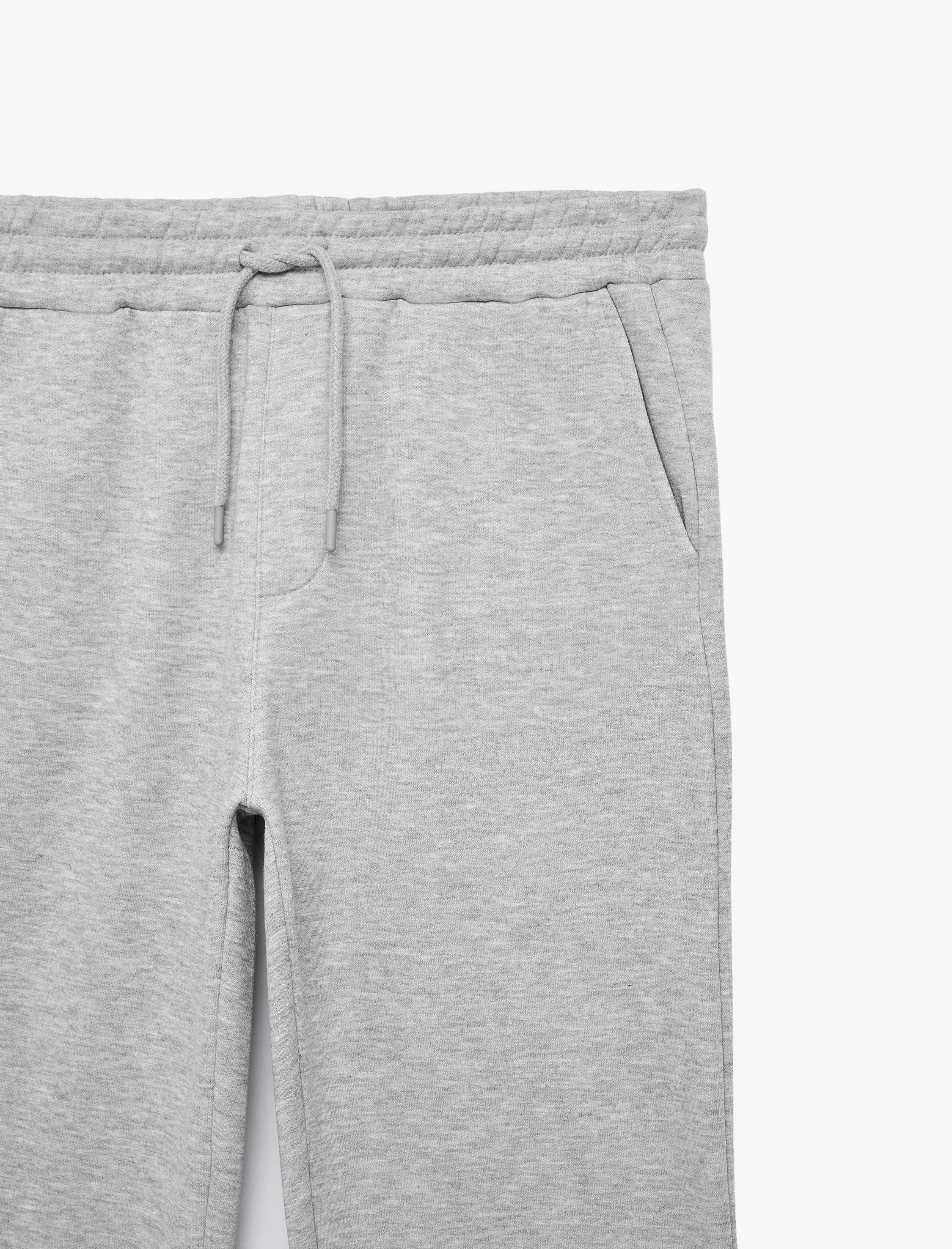 Koton Straight Fit Cep Detaylı Şardonlu Beli Lastikli Kışlık Eşofman Altı görsel 3