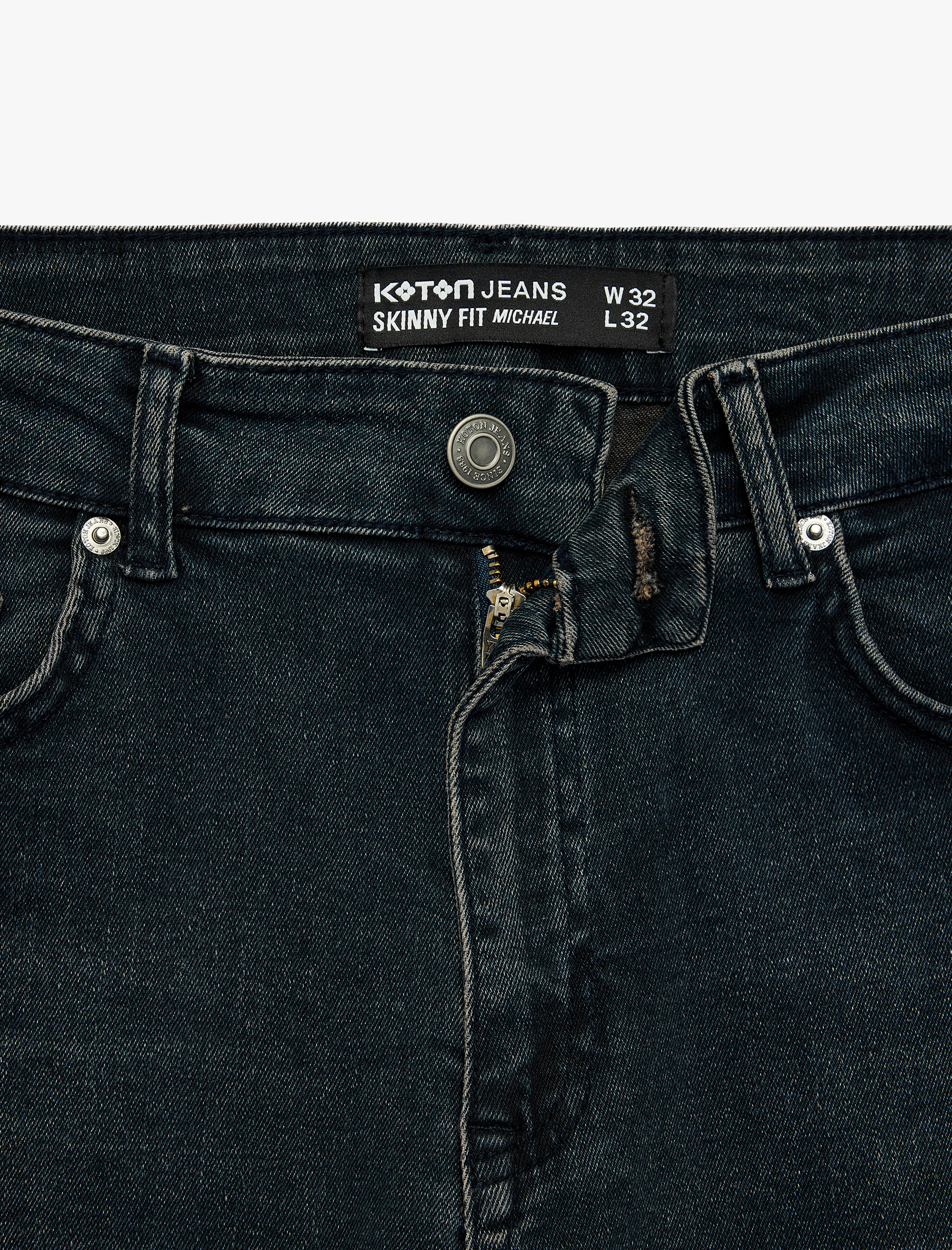   Normal Bel Cepli Pamuklu Skinny Fit Jean Pantolon - Michael Jean