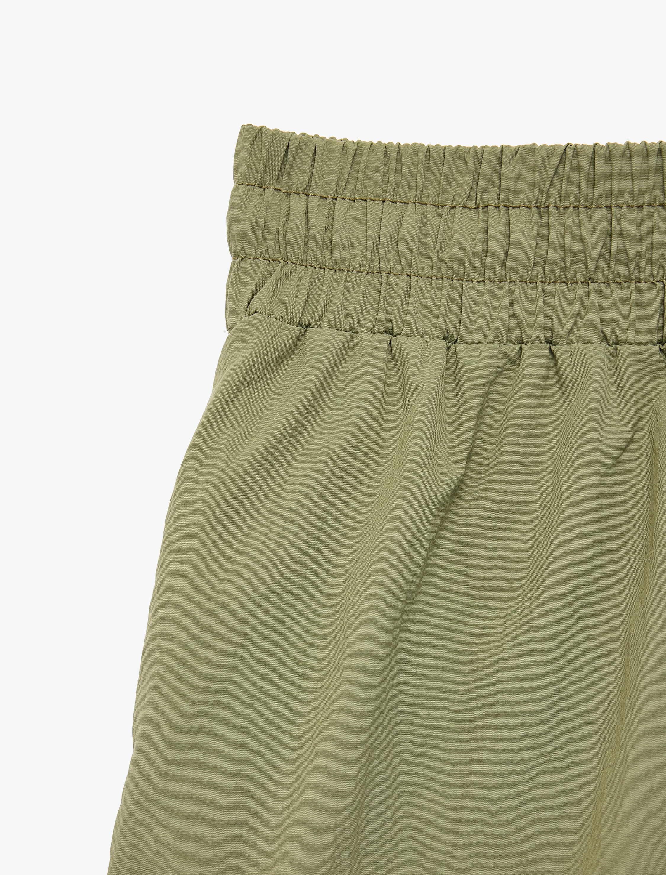 Koton Yüksek Bel Kargo Cep Detaylı Crinkle Paraşüt Kumaş Geniş Paça Spor Eşofman Altı görsel 4