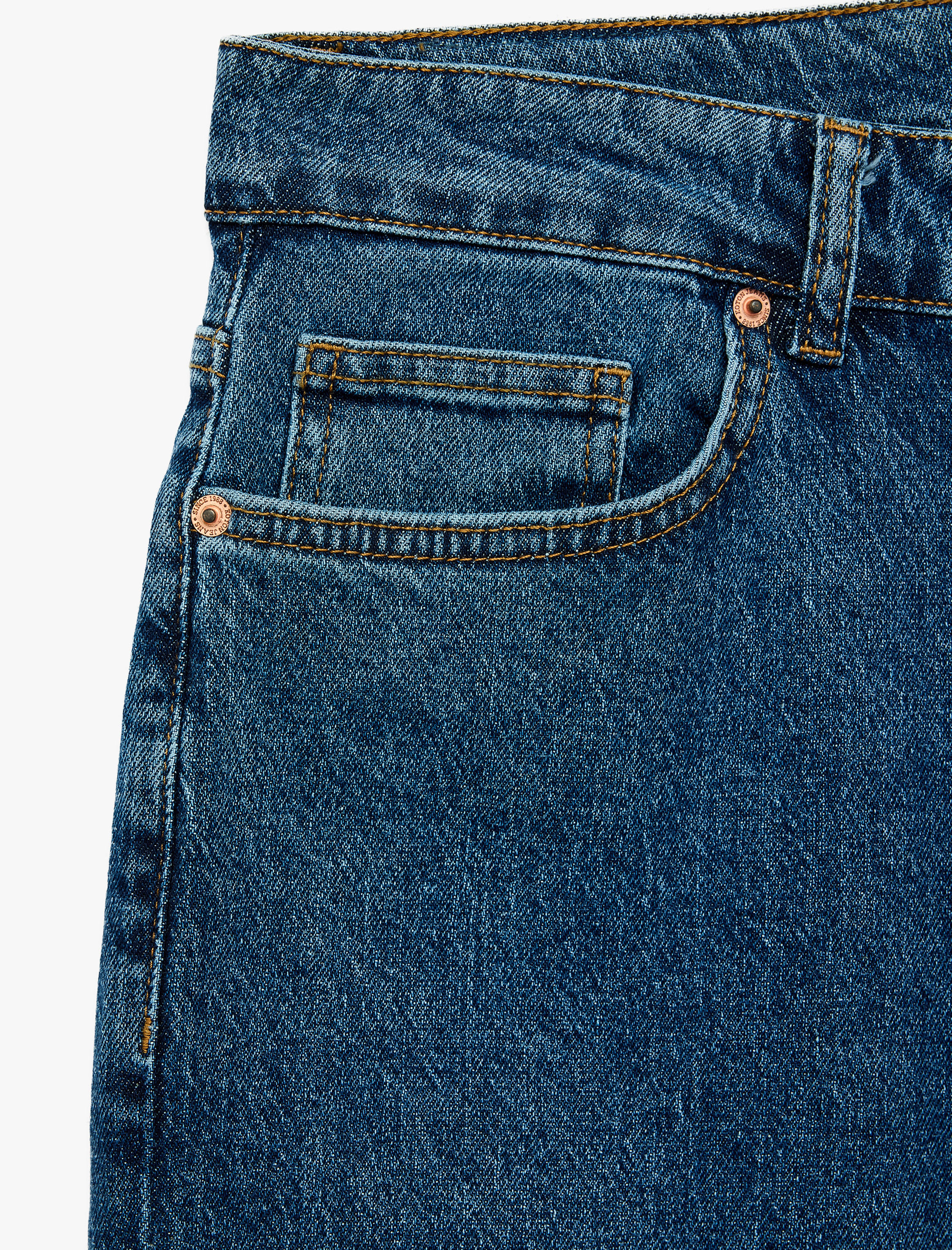 Koton Pamuklu Normal Bel 5 Cepli Regular Tapered Jean Pantolon görsel 3