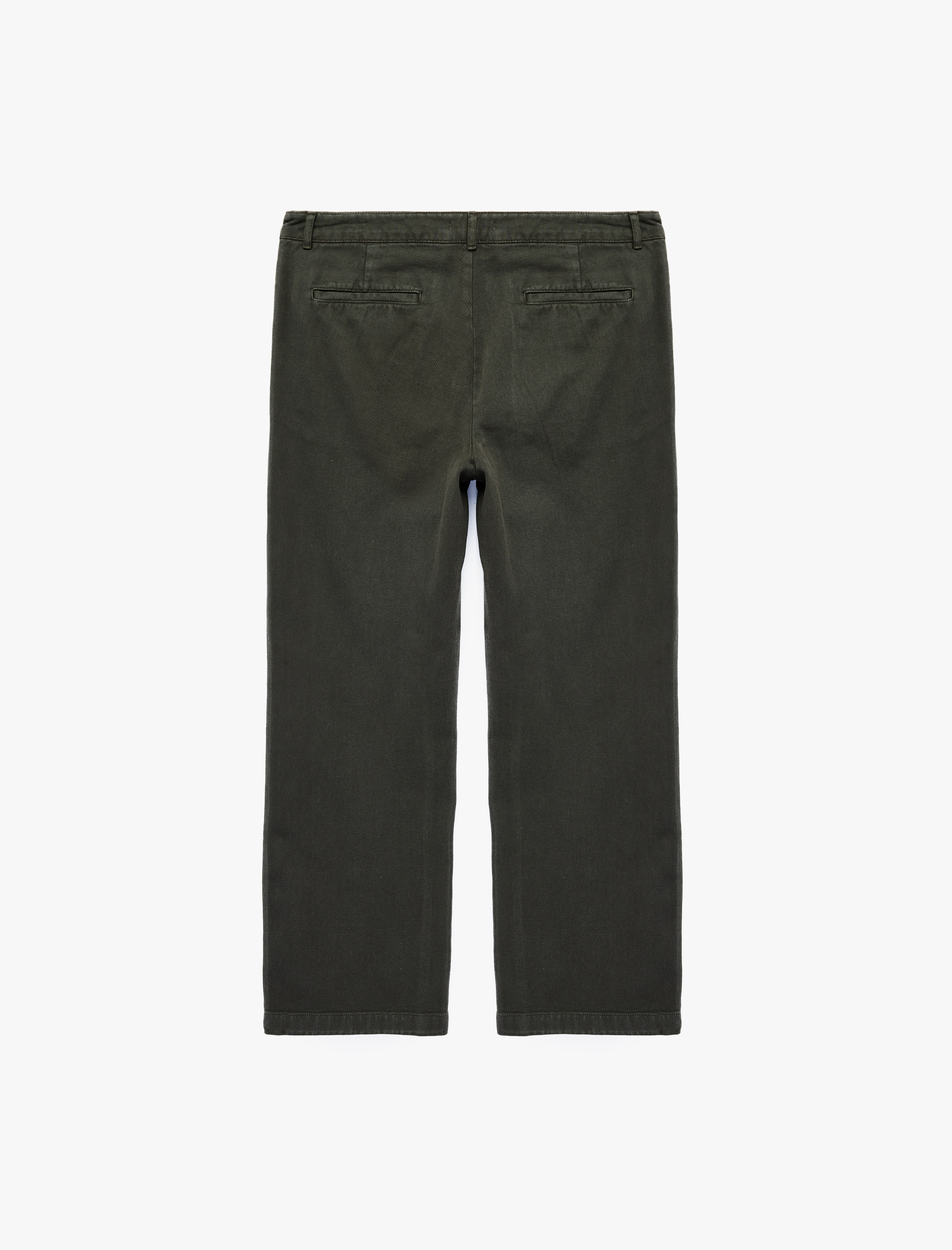   Pamuklu Normal Bel Düğmeli Cepli Gabardin Pantolon