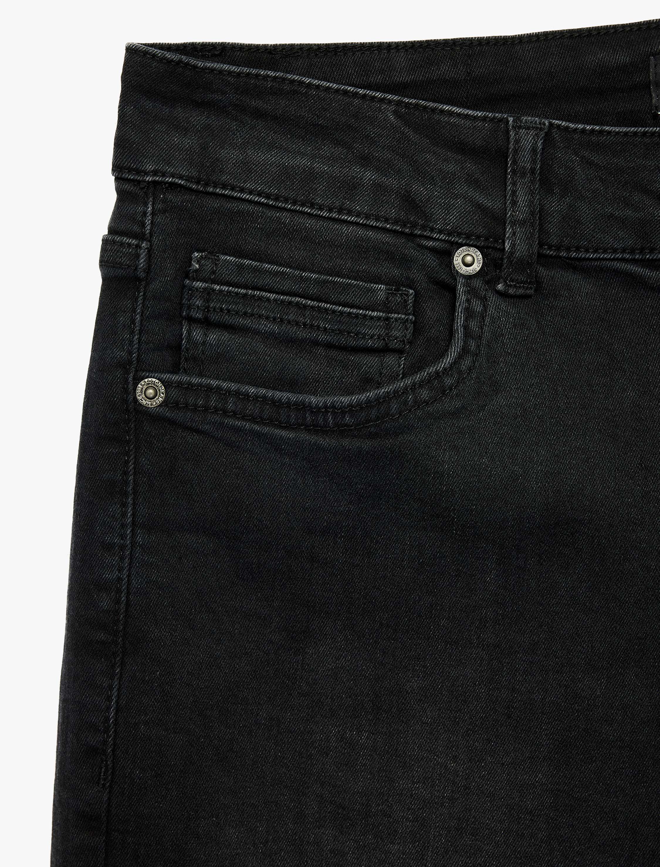 Koton Pamuklu Normal Bel Cepli Slim Fit Jean Pantolon - Brad Jean görsel 3