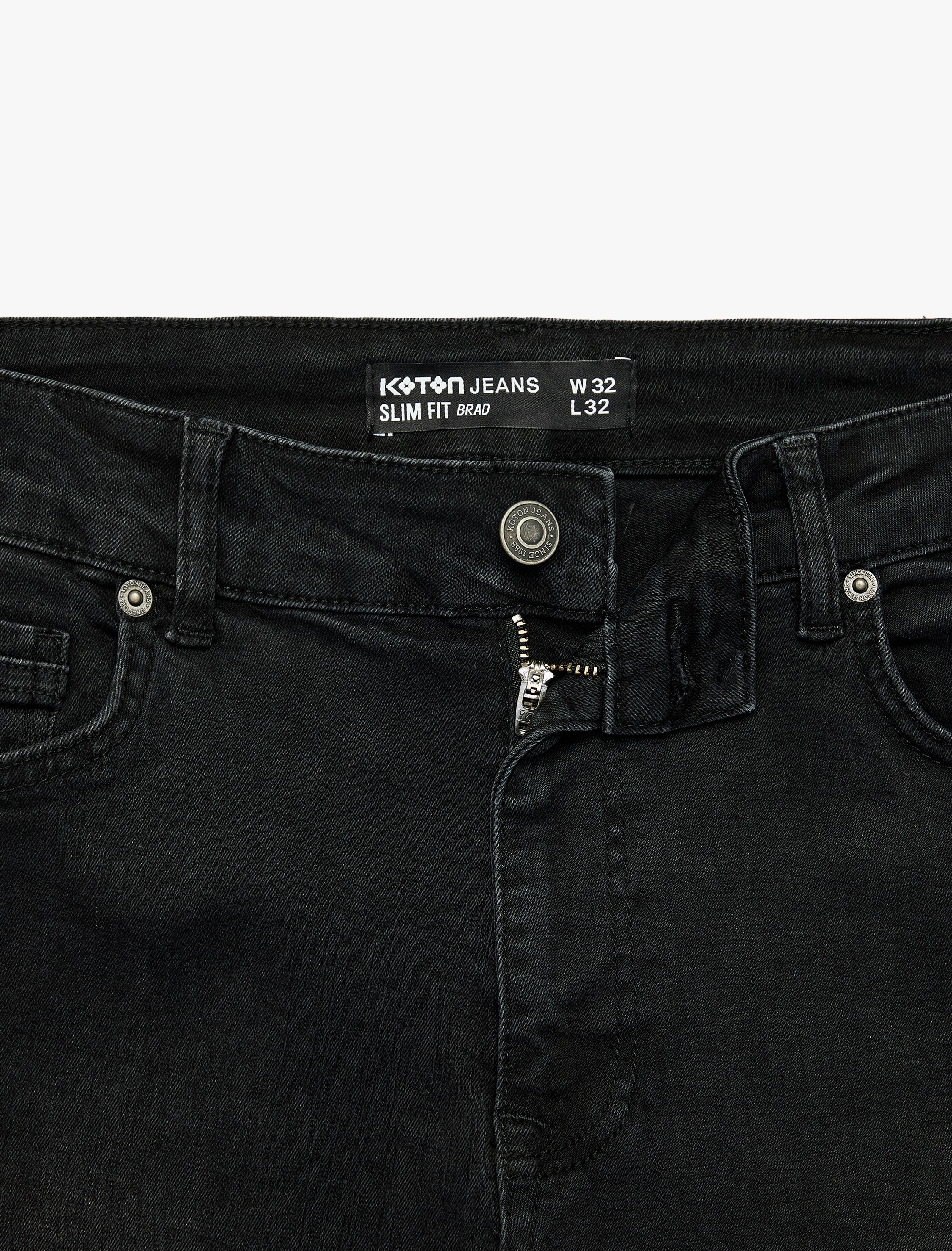 Koton Pamuklu Normal Bel Cepli Slim Fit Jean Pantolon - Brad Jean görsel 4