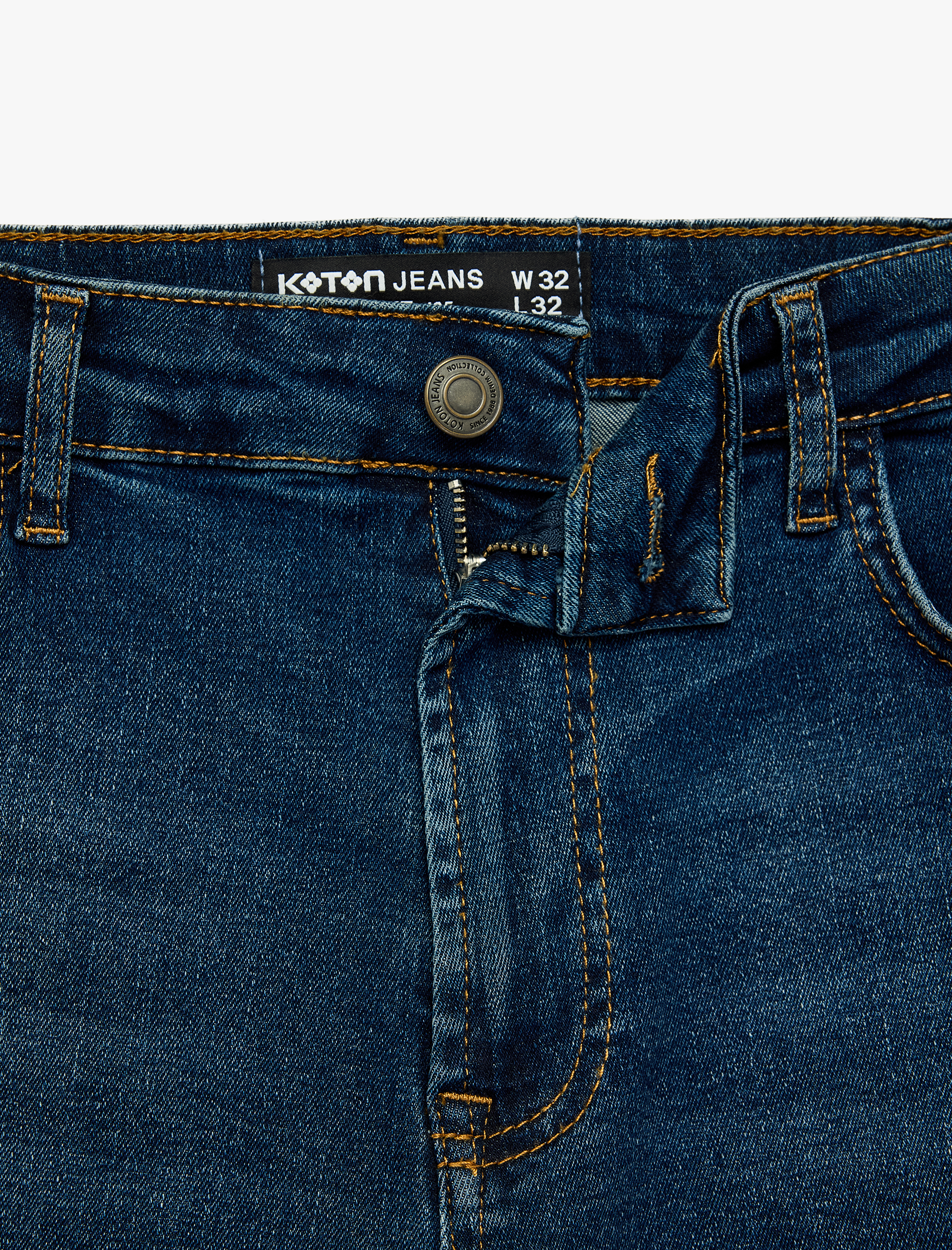 Koton Normal Bel Cepli Pamuklu Tapered Fit Jean Pantolon - Joe Jean görsel 4