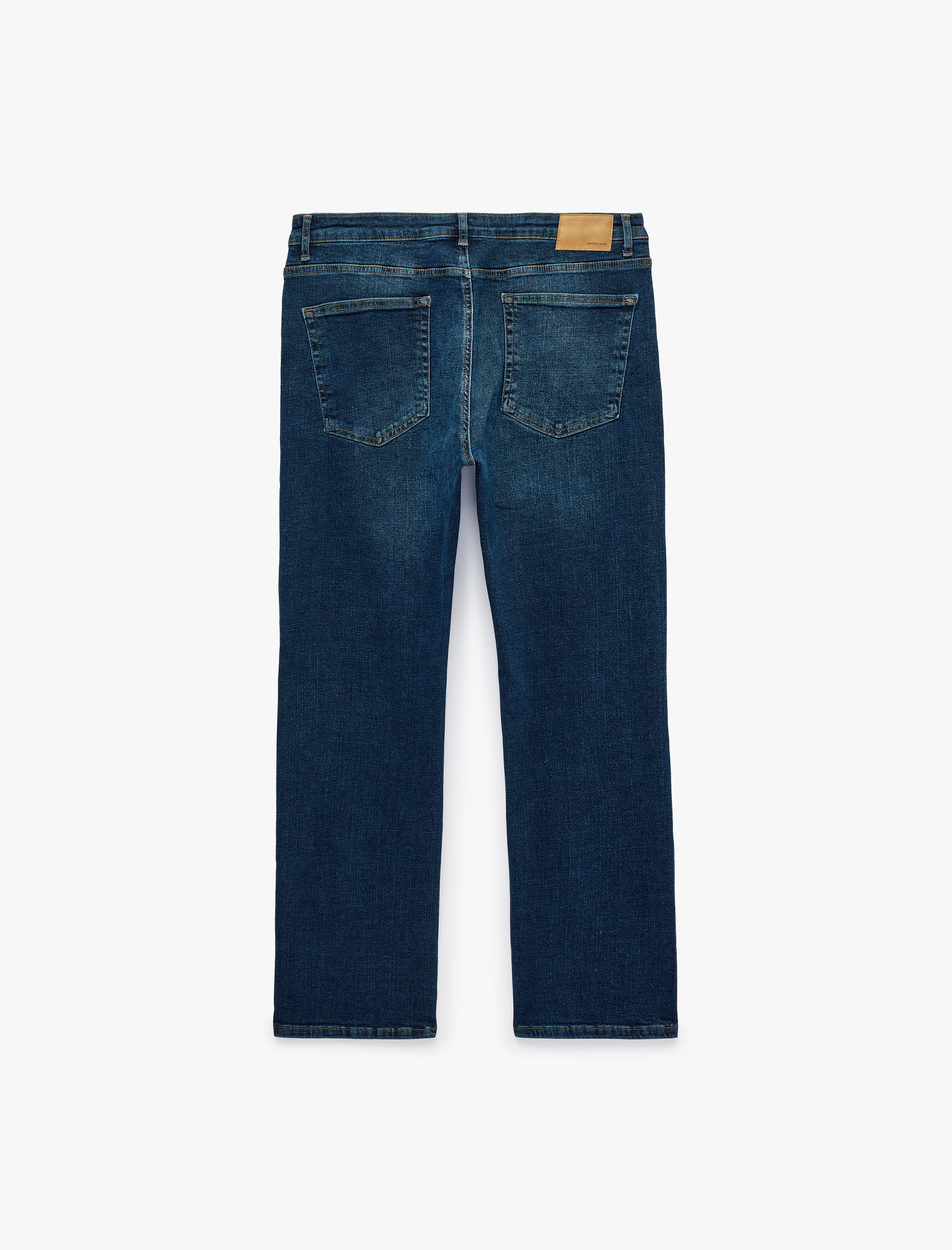   Normal Bel Cepli Pamuklu Straight Fit Jean Pantolon - Mark Jean