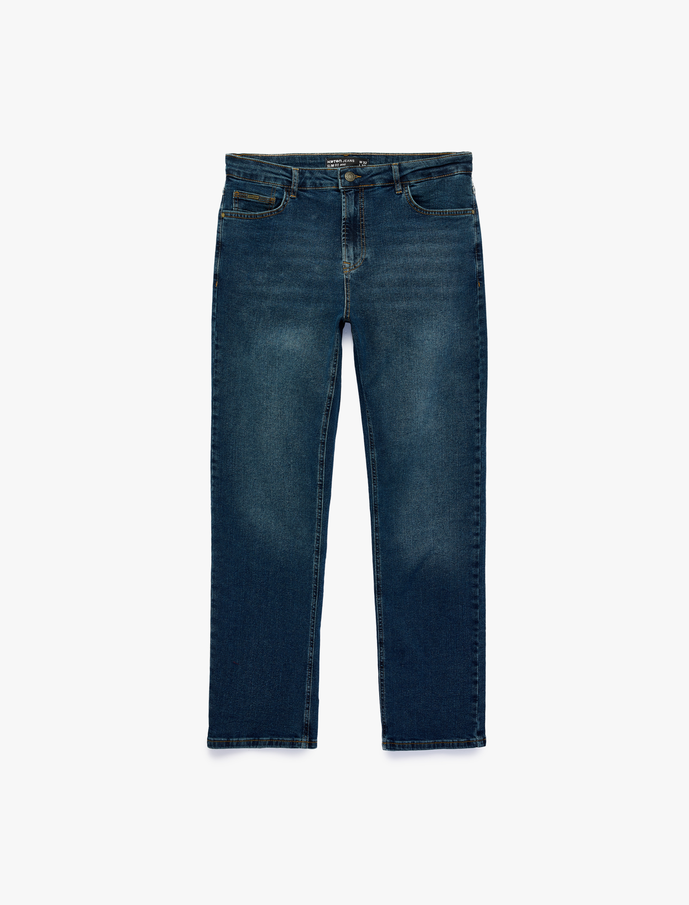 Koton Normal Bel Pamuklu Cepli Slim Fit Jean Pantolon - Brad Jean