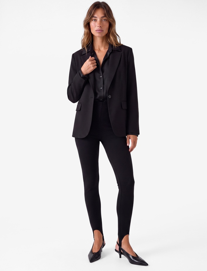  Normal Bel Slim Fit Tayt Pantolon Ayak Bant Detaylı