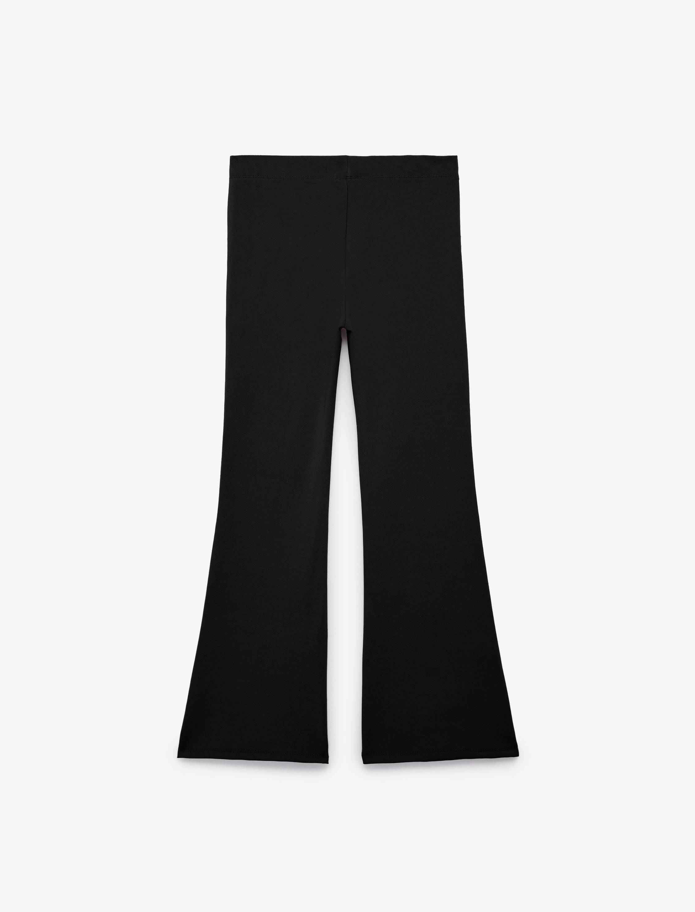  Kız Çocuk Beli Lastikli Slim Fit İspanyol Paça Tayt